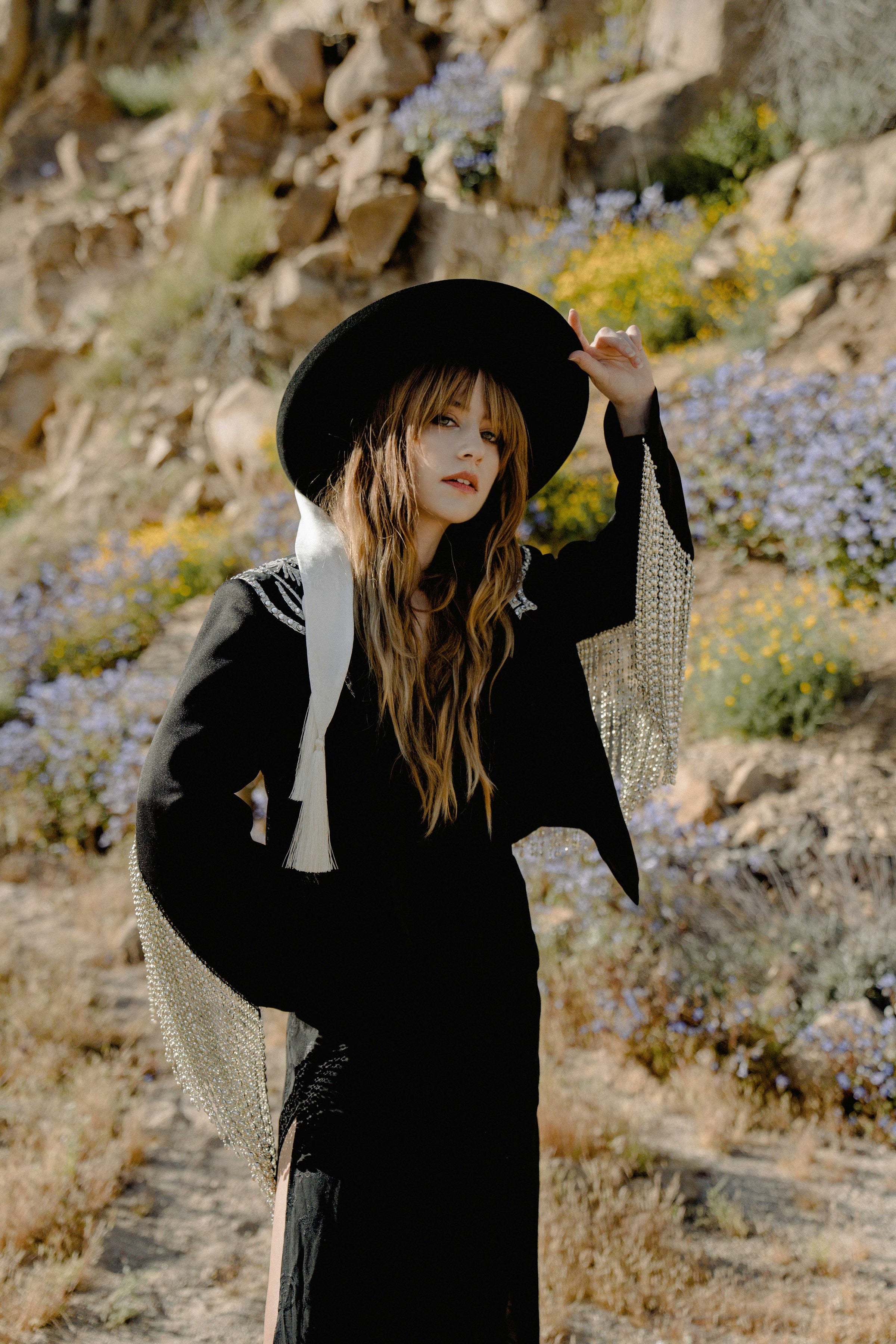 Lonely Cowboy Tassel Scarf