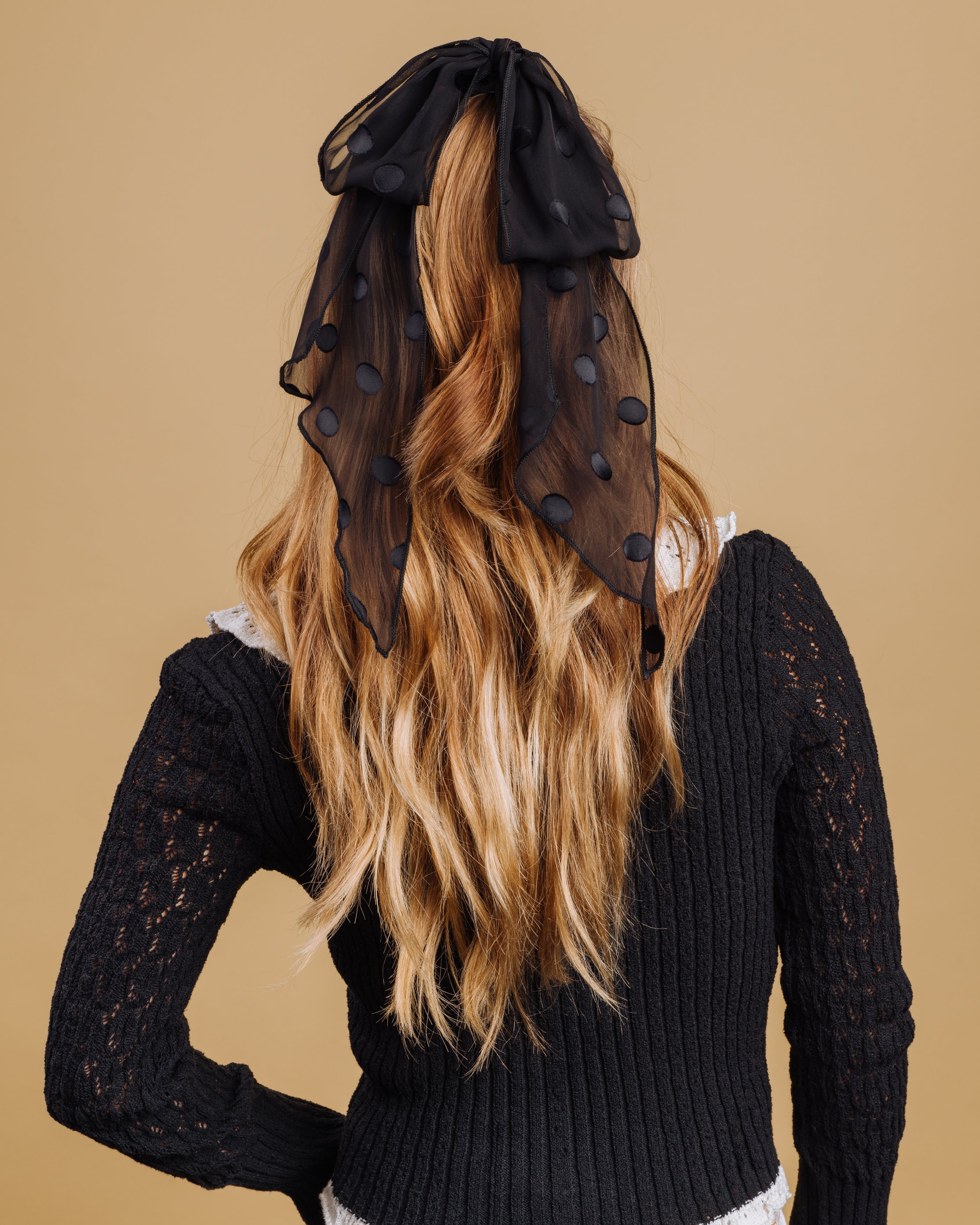 The Johansen - Black Skinny Scarf