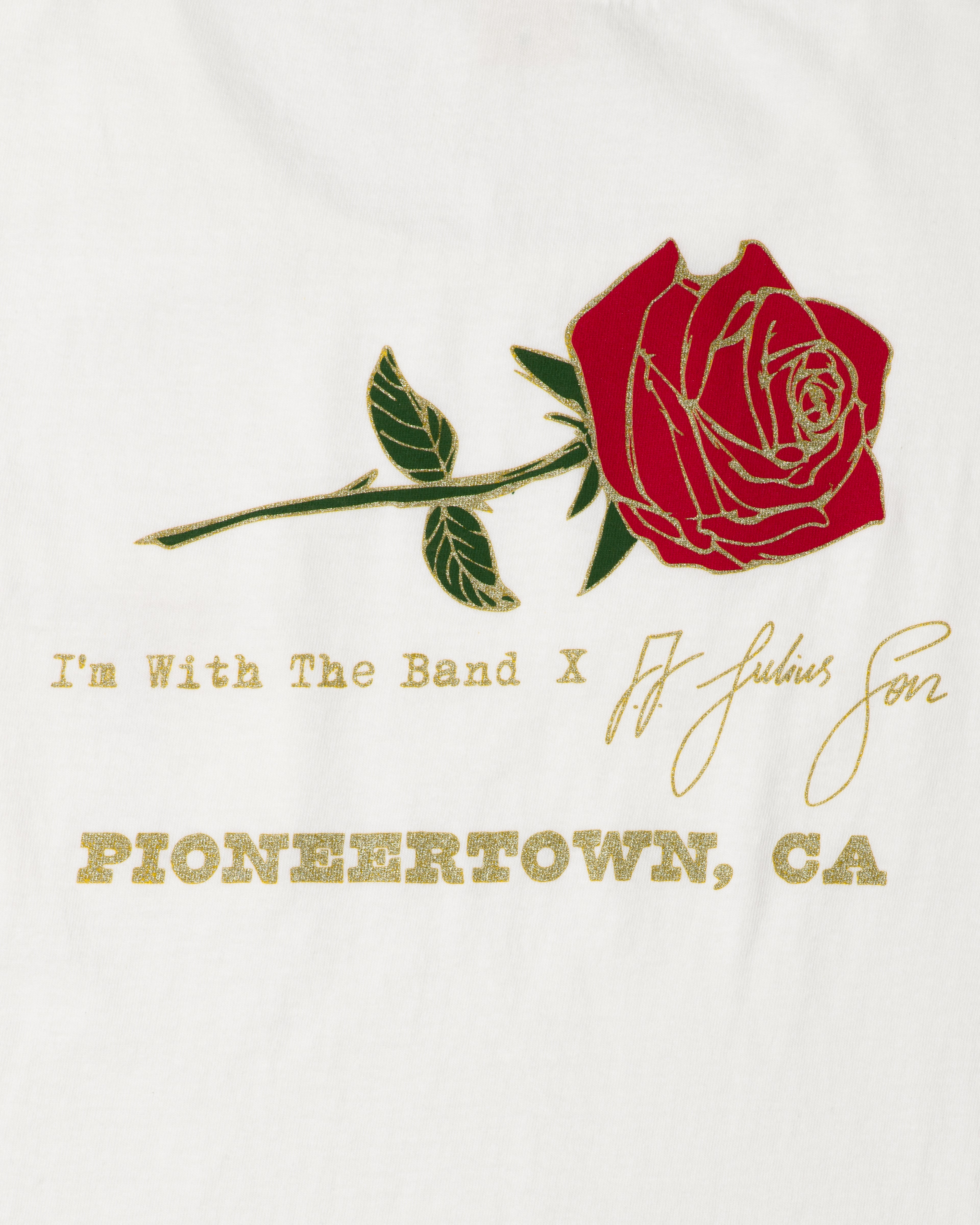 IWTB X JJ JULIUS SON LTD Rose Pocket Tee