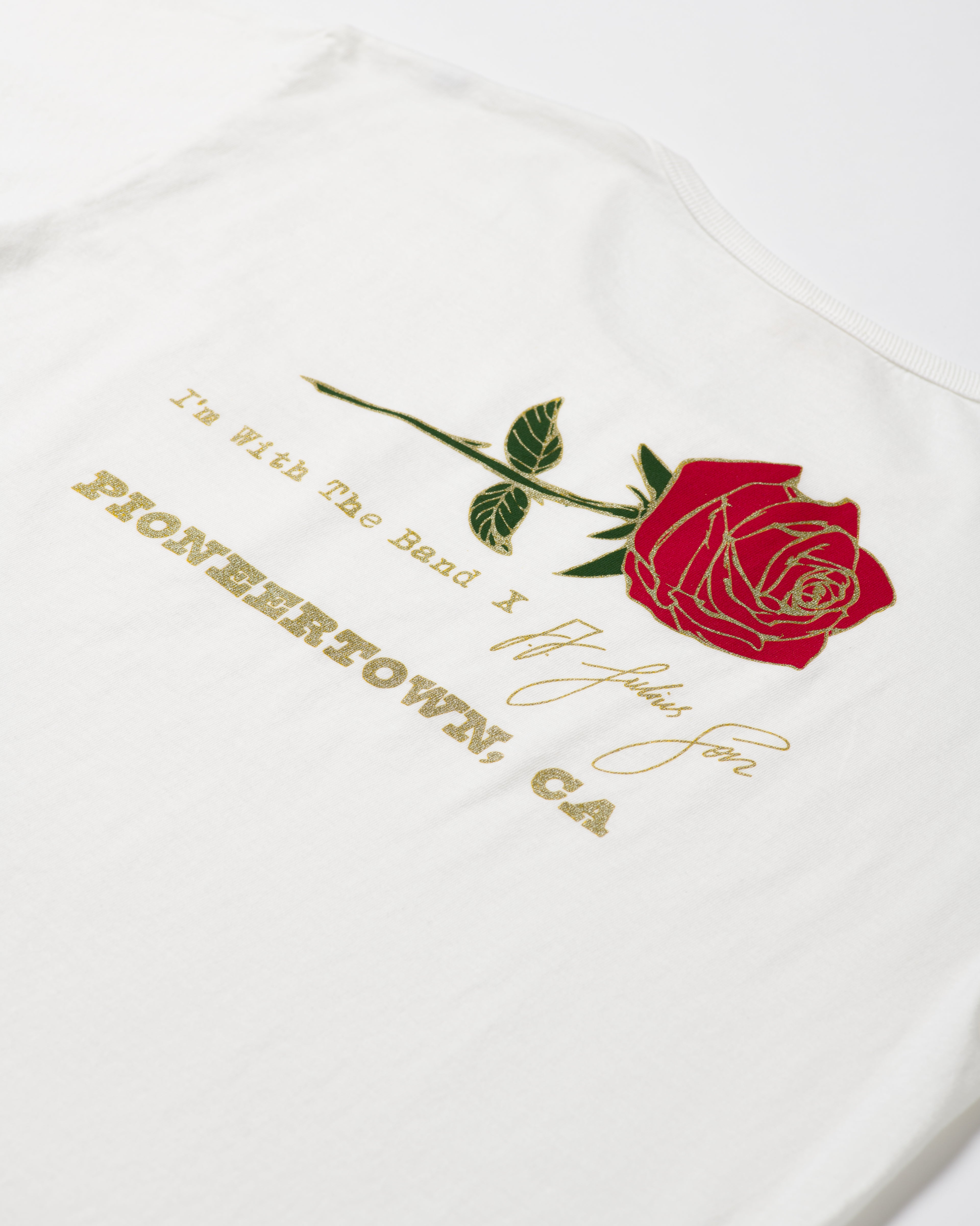 IWTB X JJ JULIUS SON LTD Rose Pocket Tee