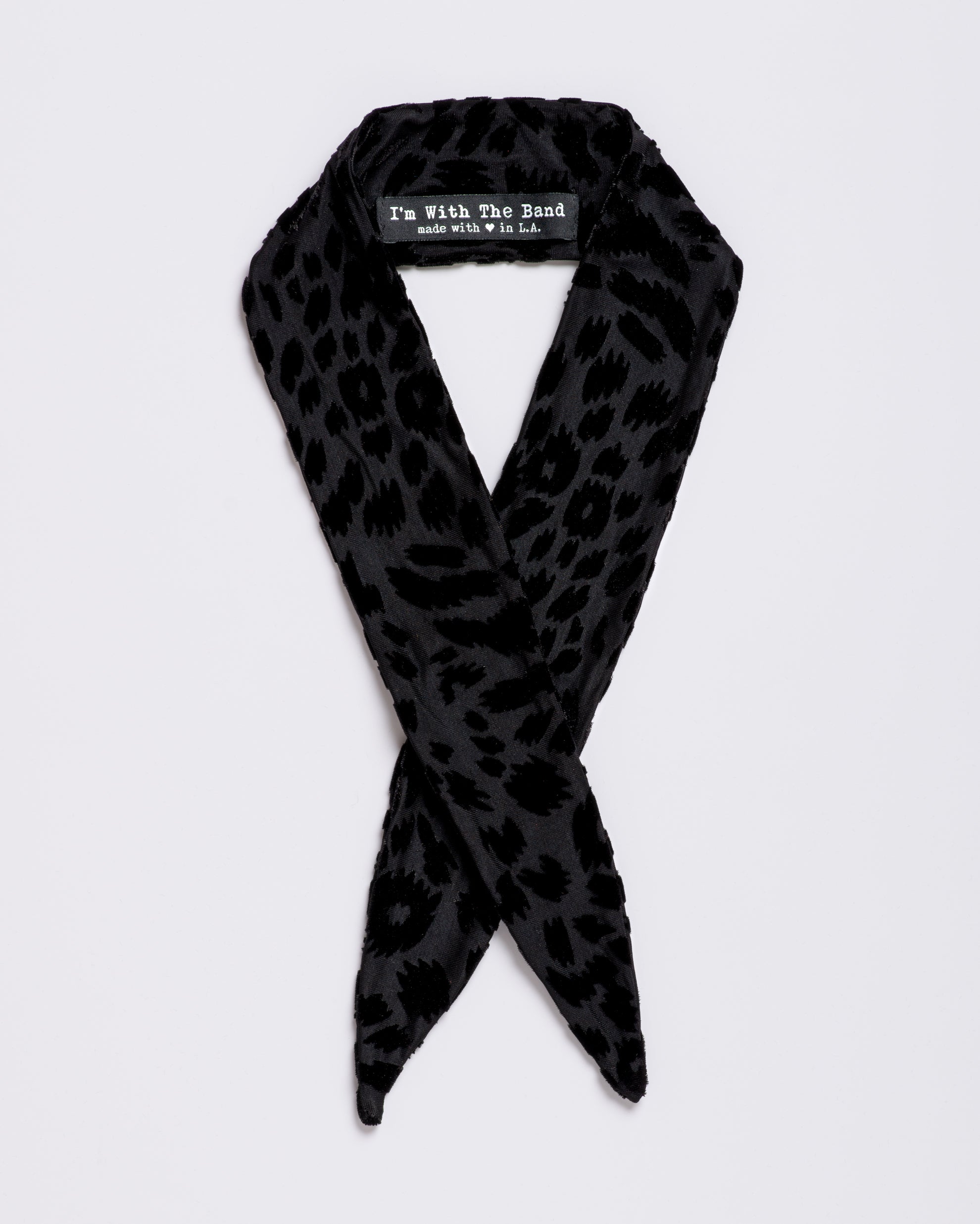 Foxey Lady: Black - Scarf Tie