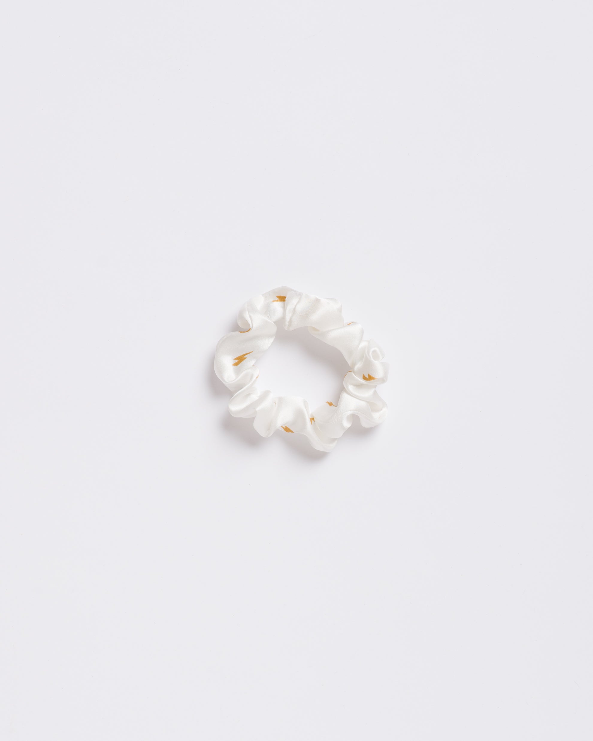 The Thunders: White - Mini Scrunchie