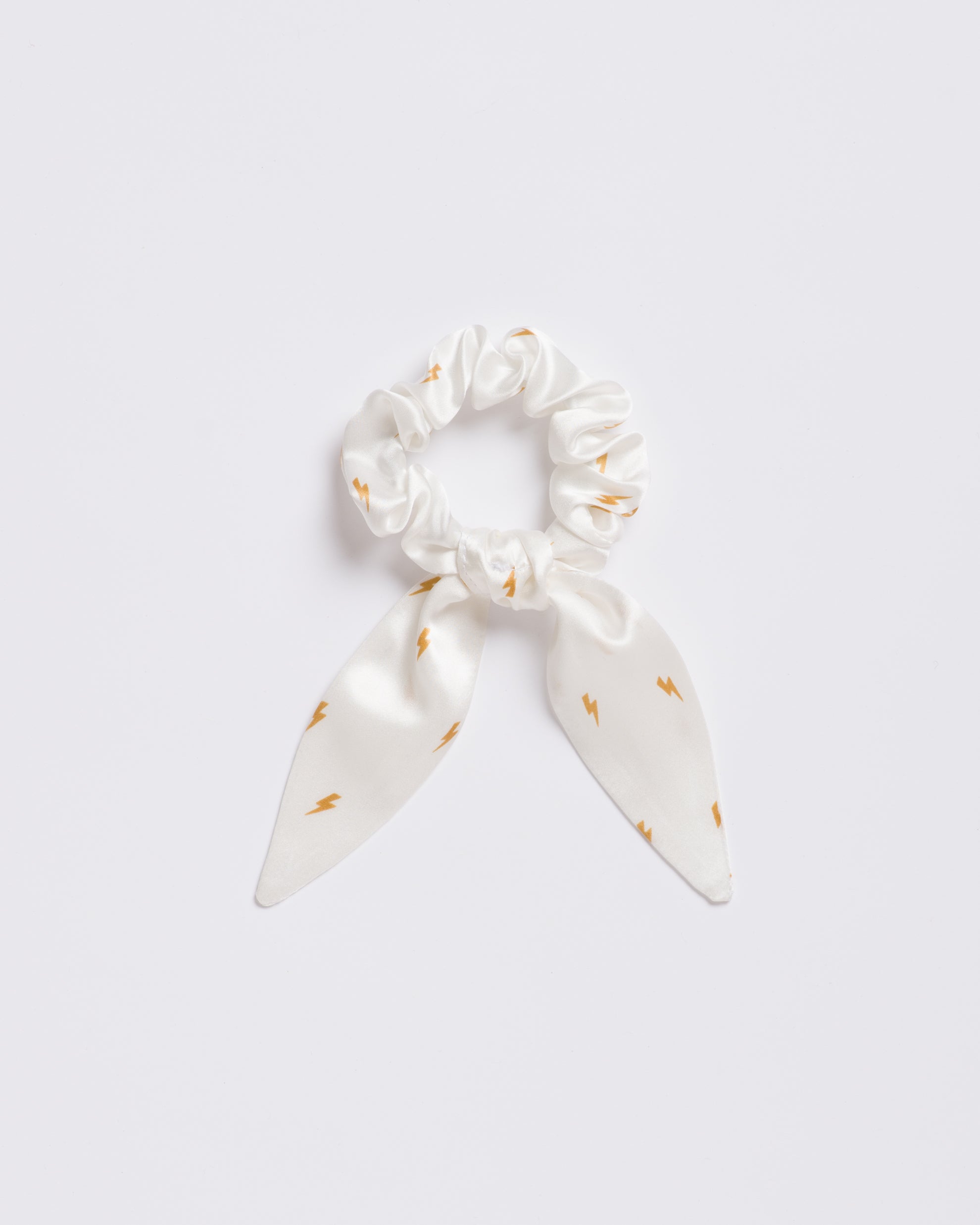 The Thunders: White - Scrunchie Tie