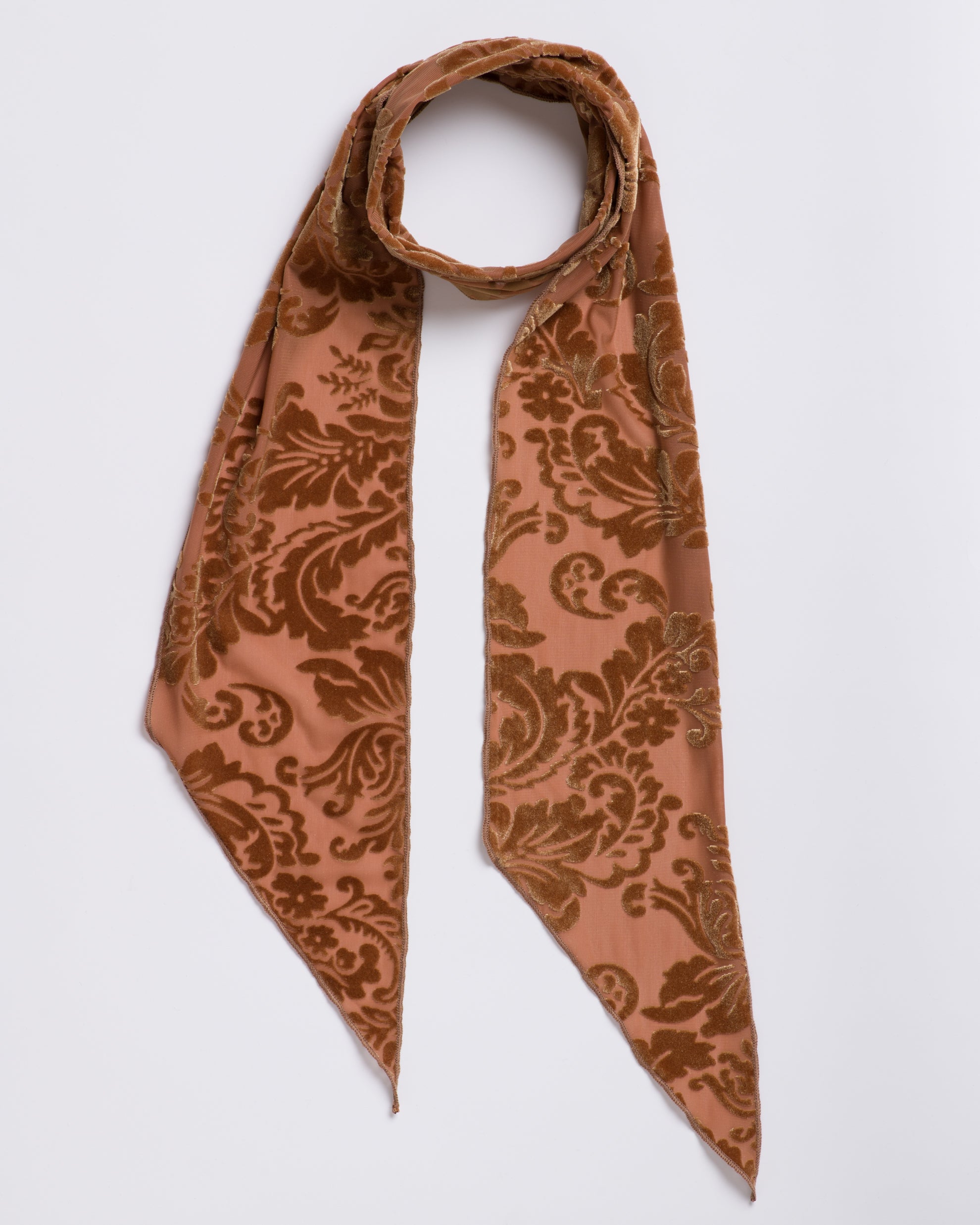 The Hendrix: Gold - Skinny Scarf