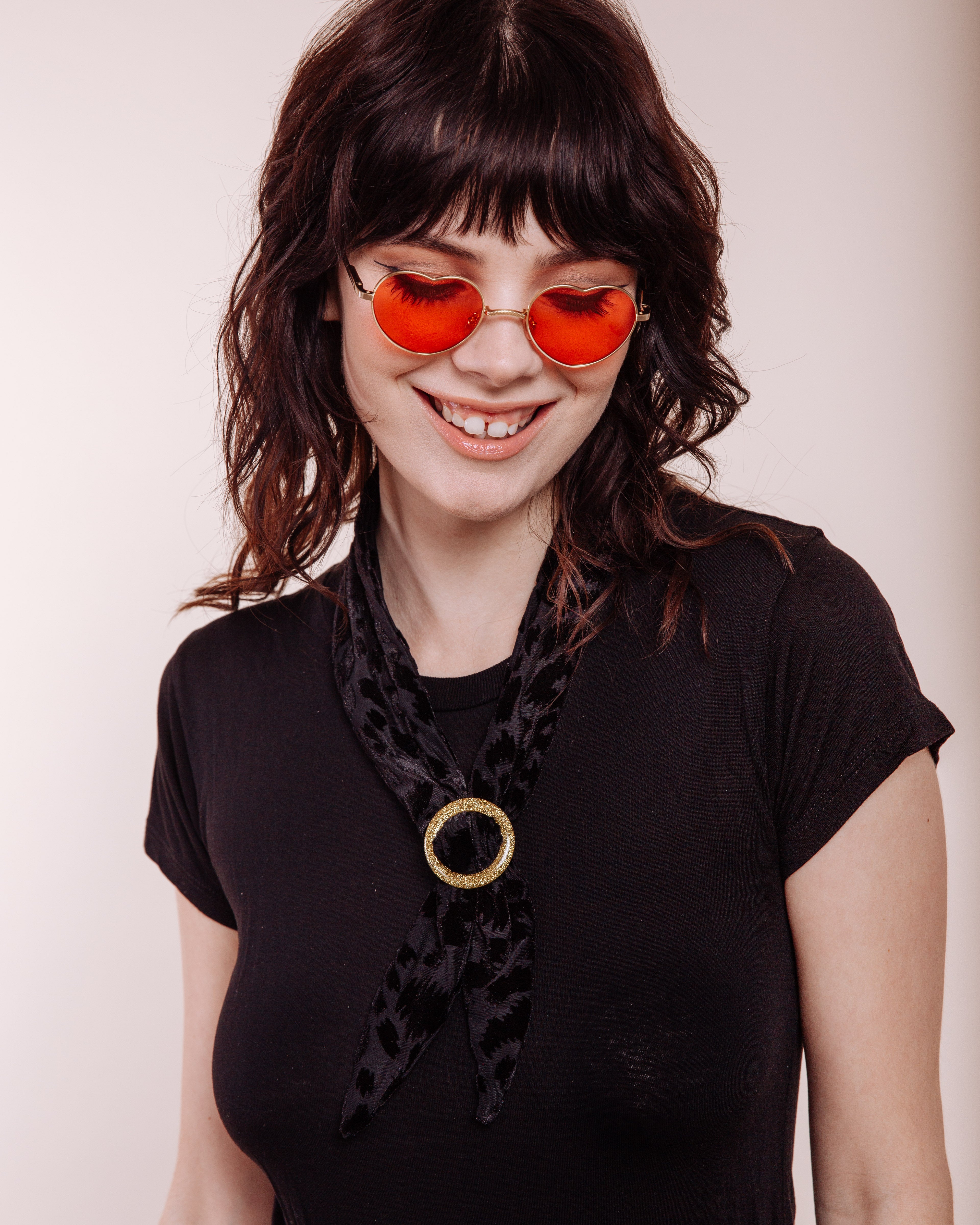 Foxey Lady: Black - Scarf Tie