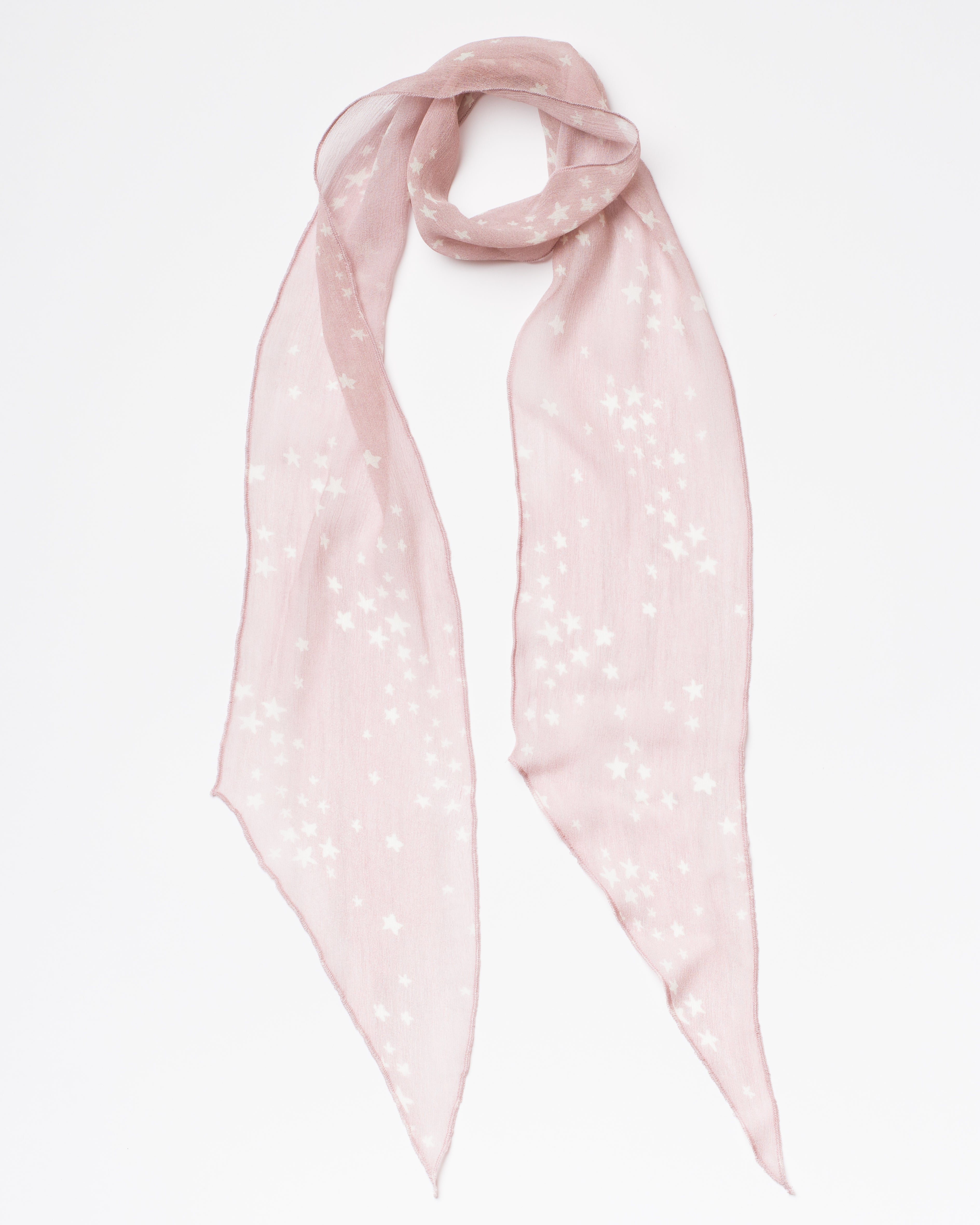 Pink Stardust - Skinny Scarf