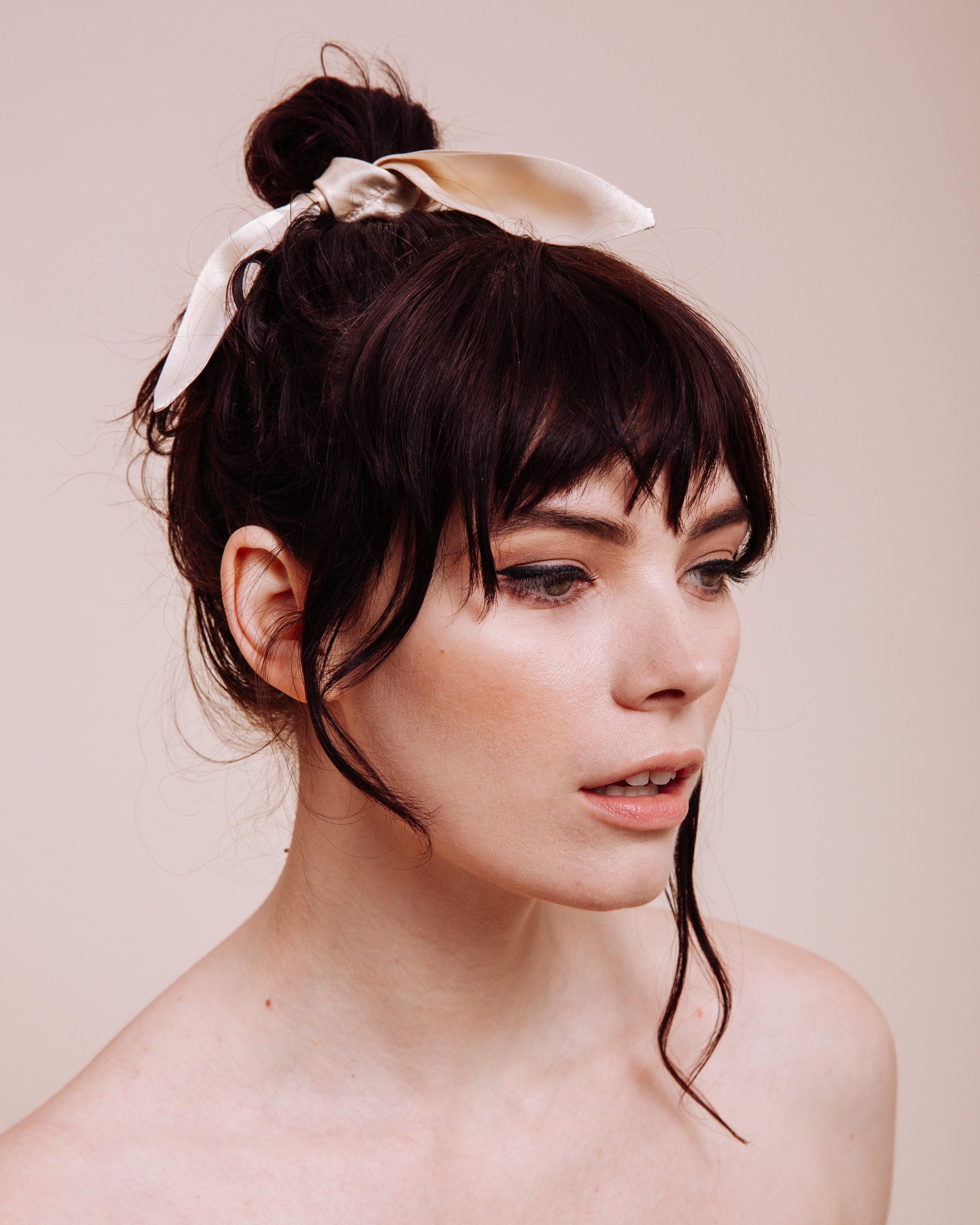Champagne Supernova - Scrunchie Tie