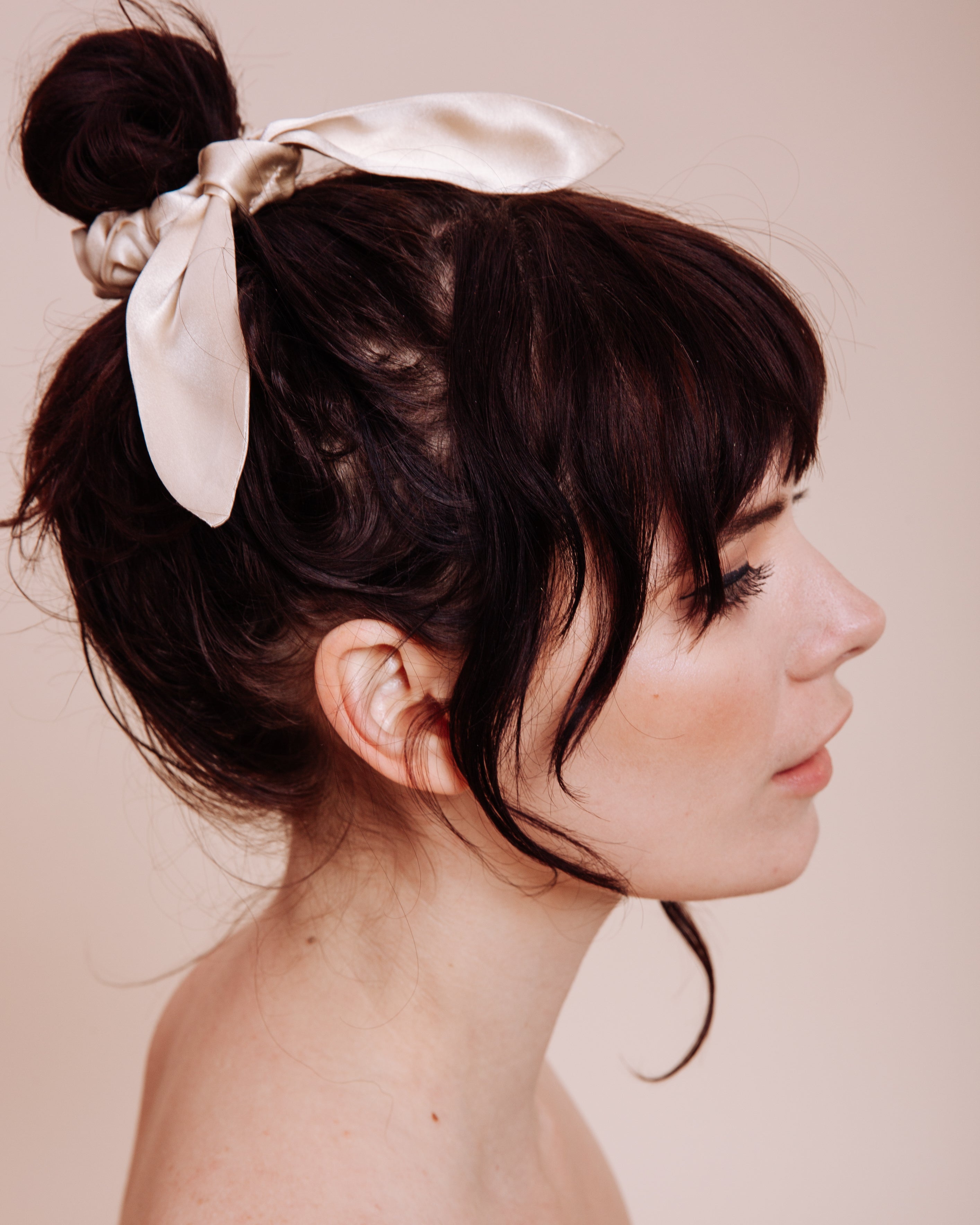 Champagne Supernova - Scrunchie Tie