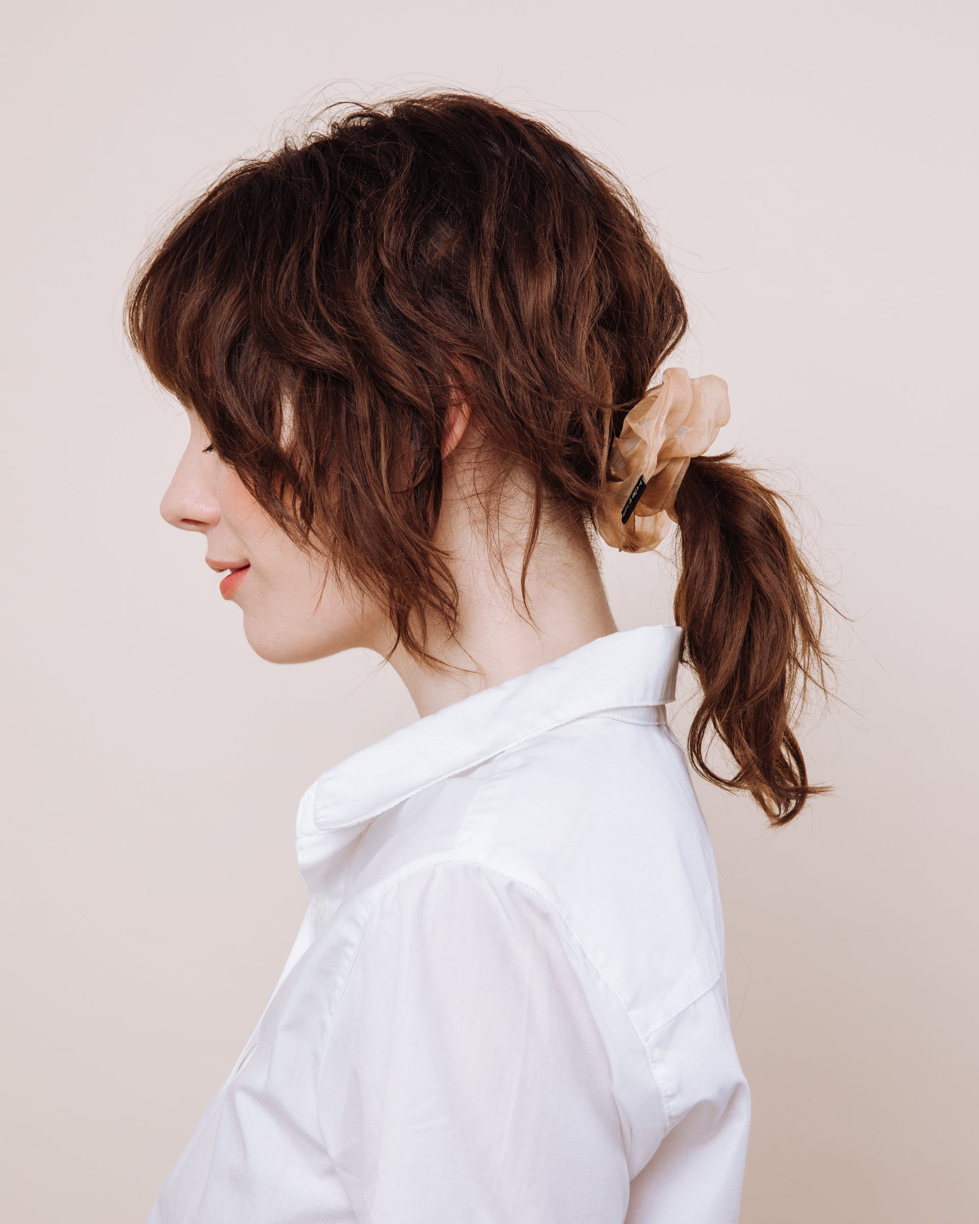 Susie Q: Peach - Scrunchie