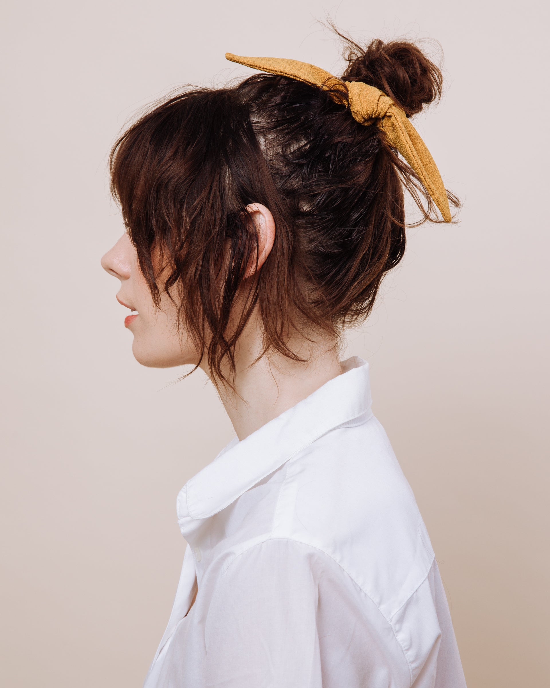 Jolene Mustard - Scrunchie Tie