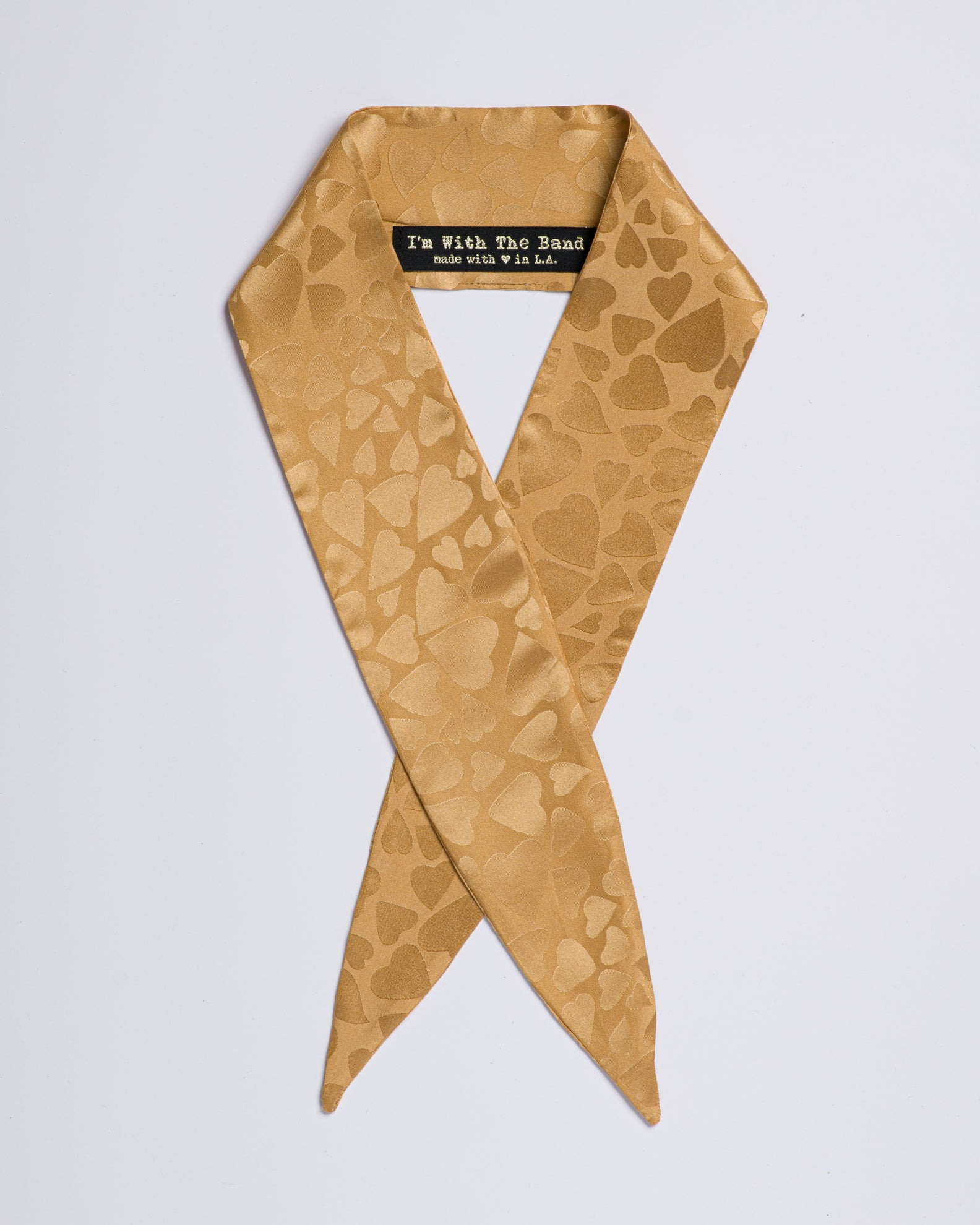 Queen of Hearts: Gold - Scarf Tie