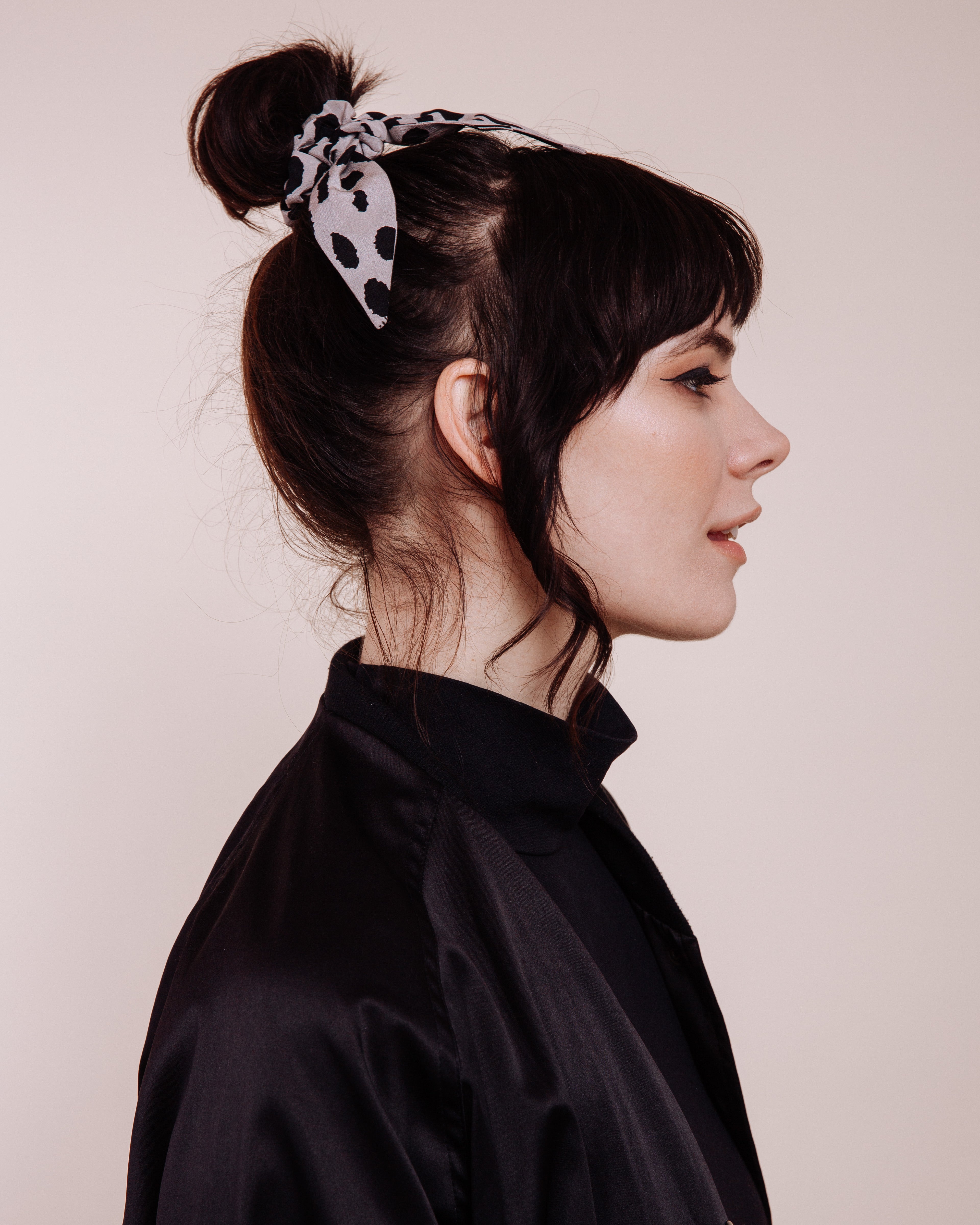 Devil in Disguise: Silver - Scrunchie Tie