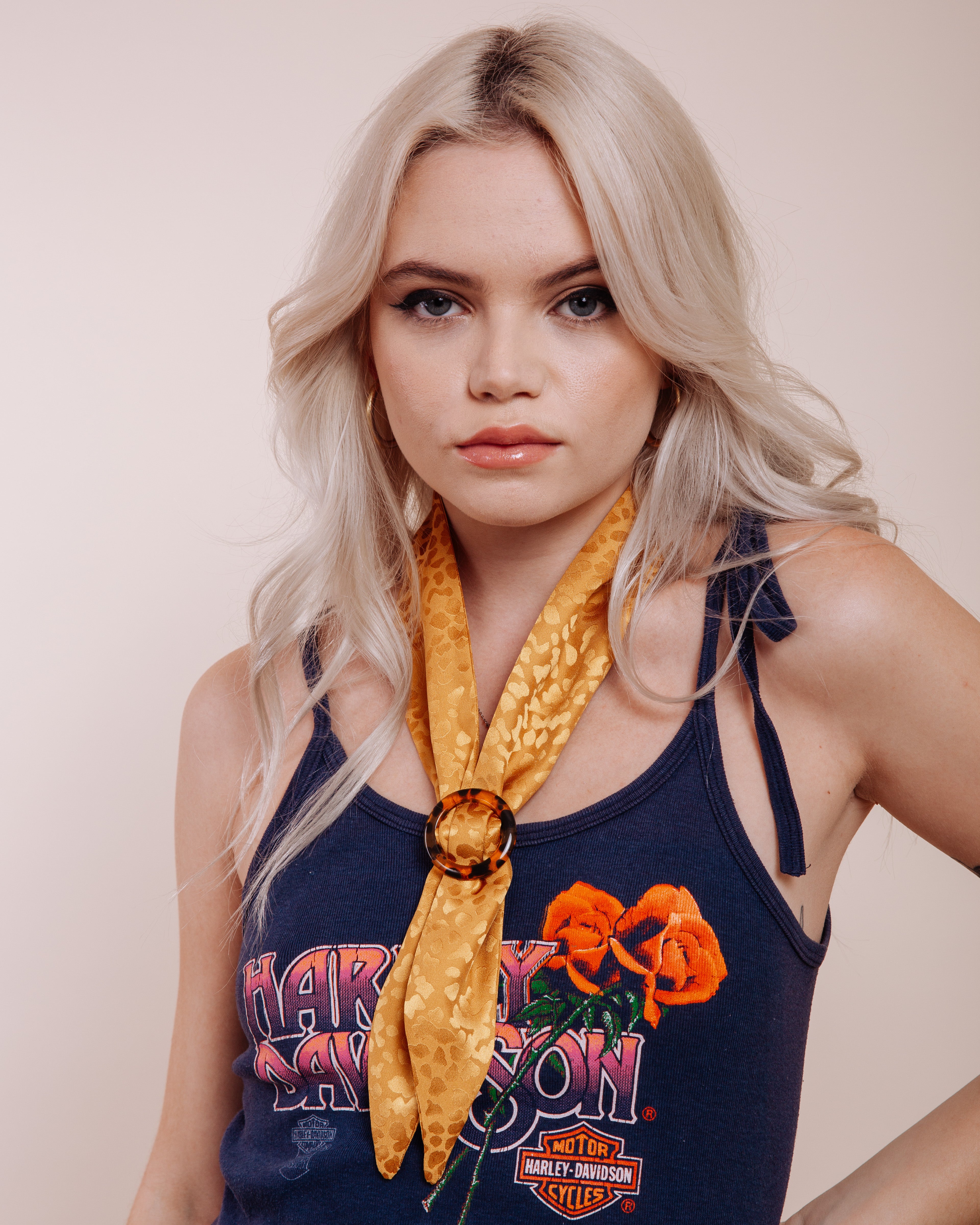 Tortoise Shell Scarf Slide