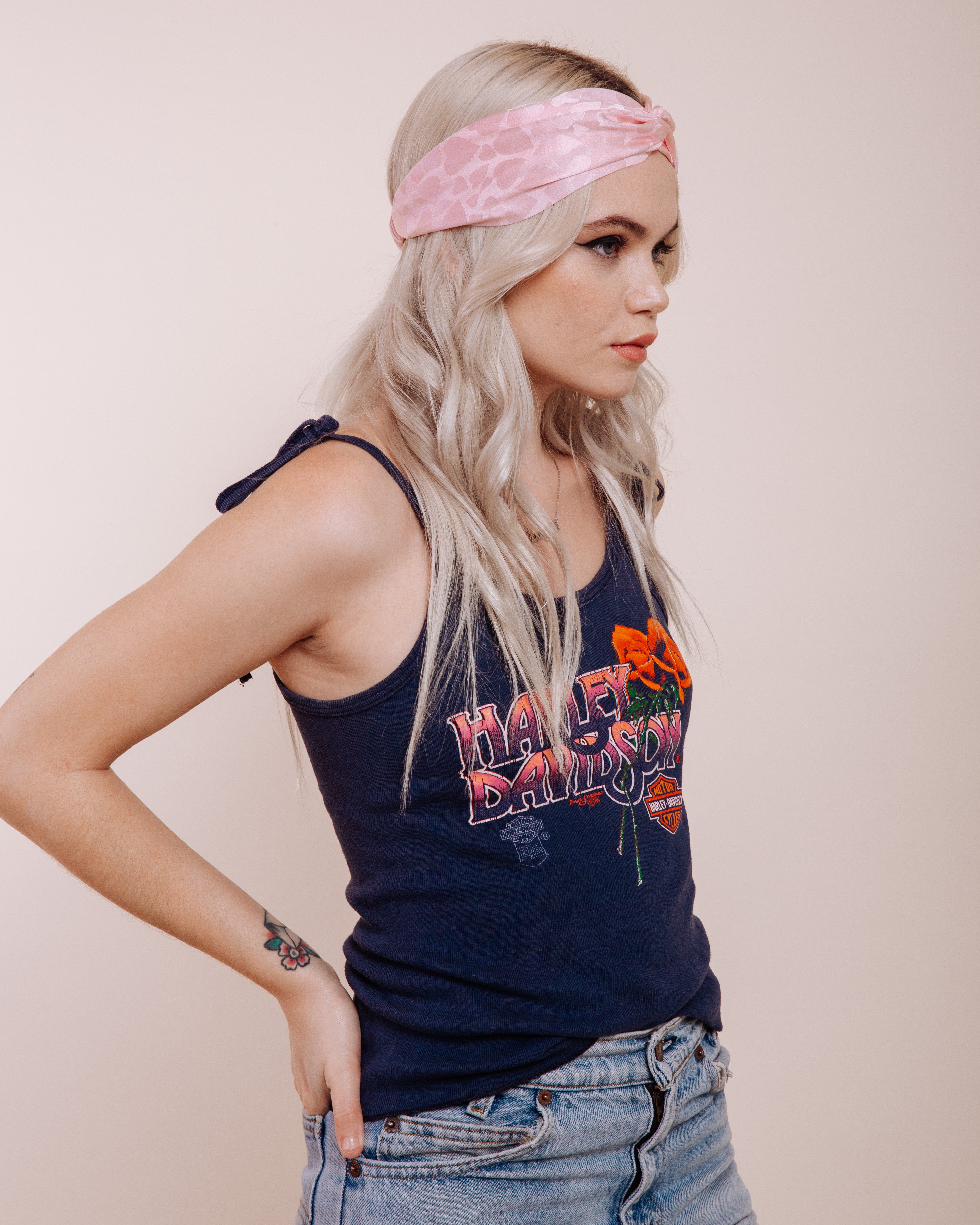 Queen of Hearts: Pink - Headwrap