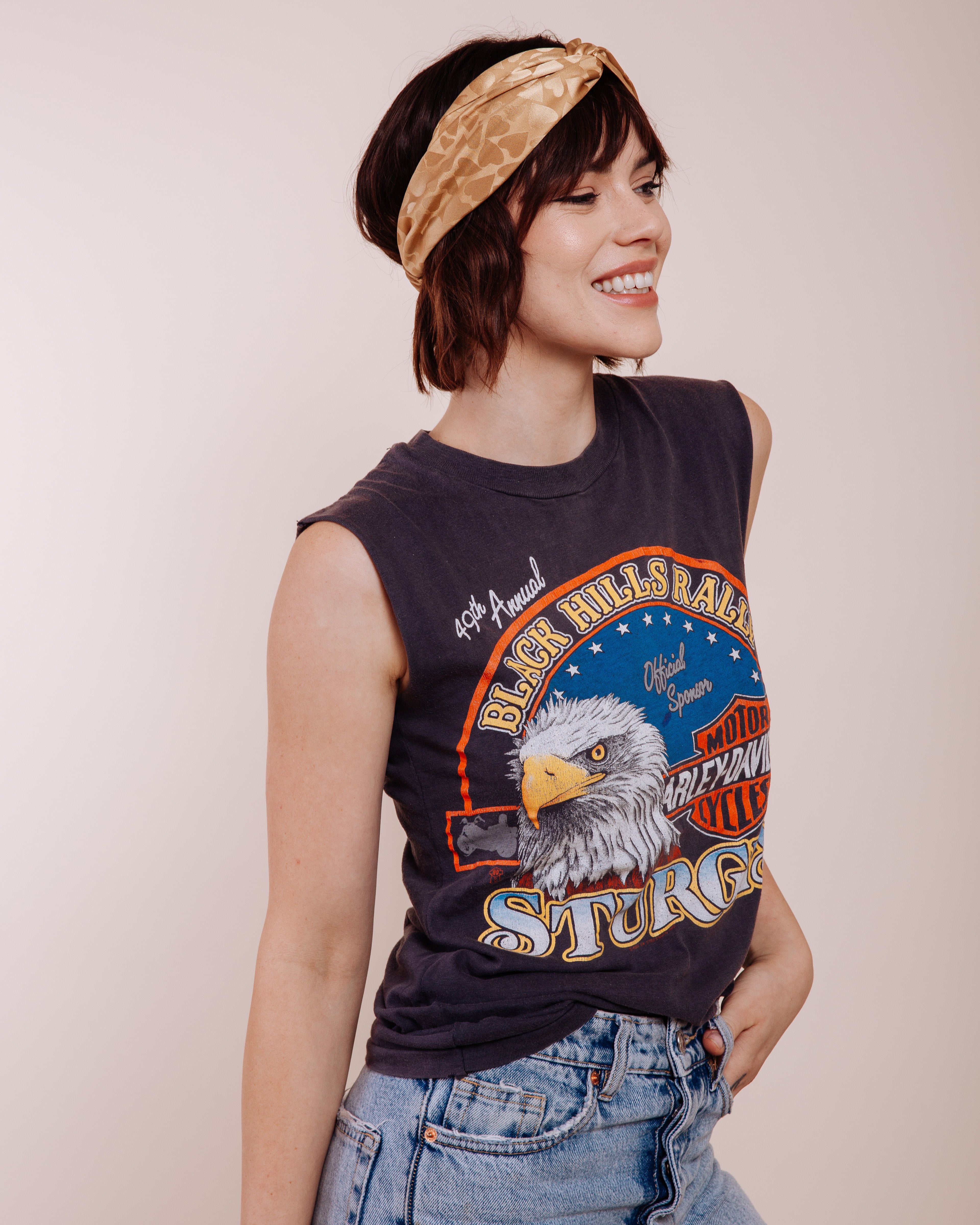 Queen of Hearts: Gold - Headwrap