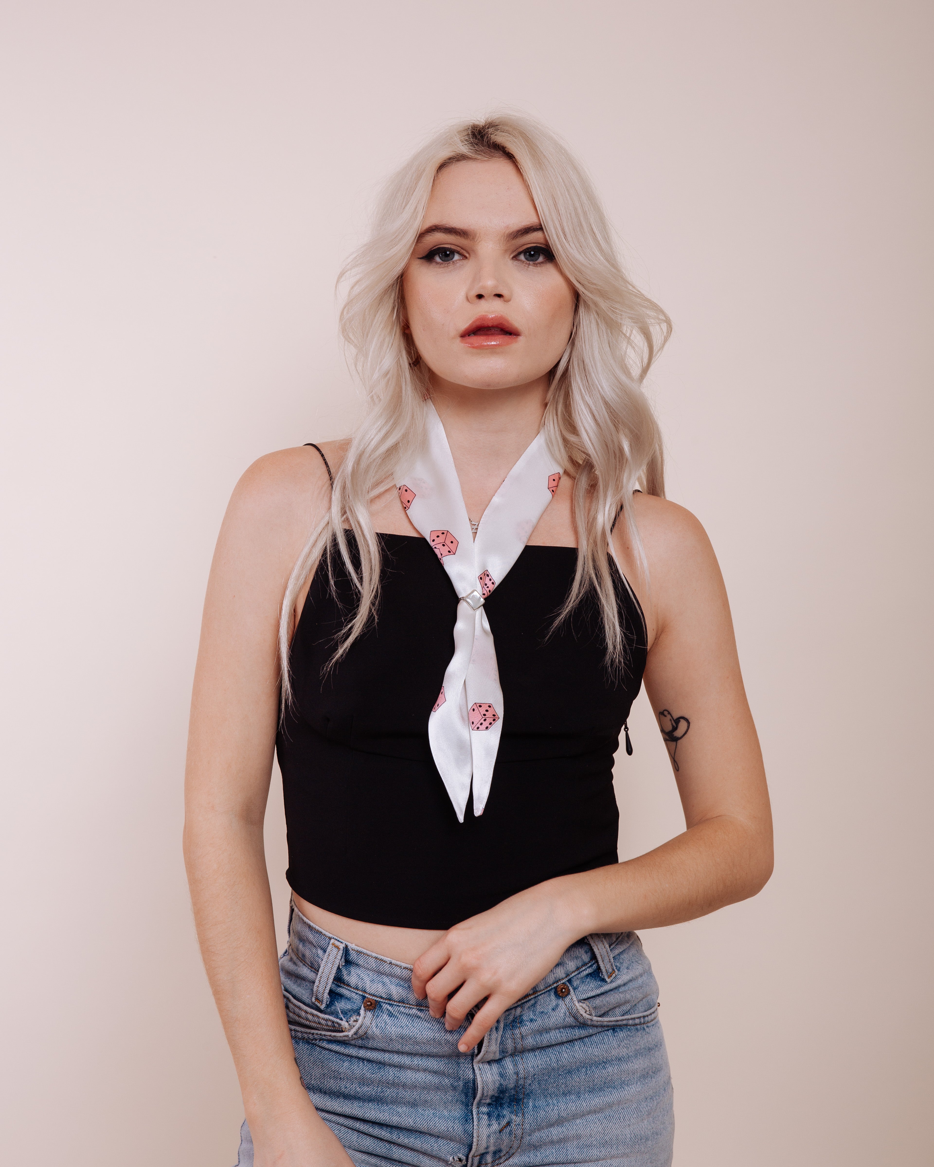 Lady Luck: Pink - Scarf Tie