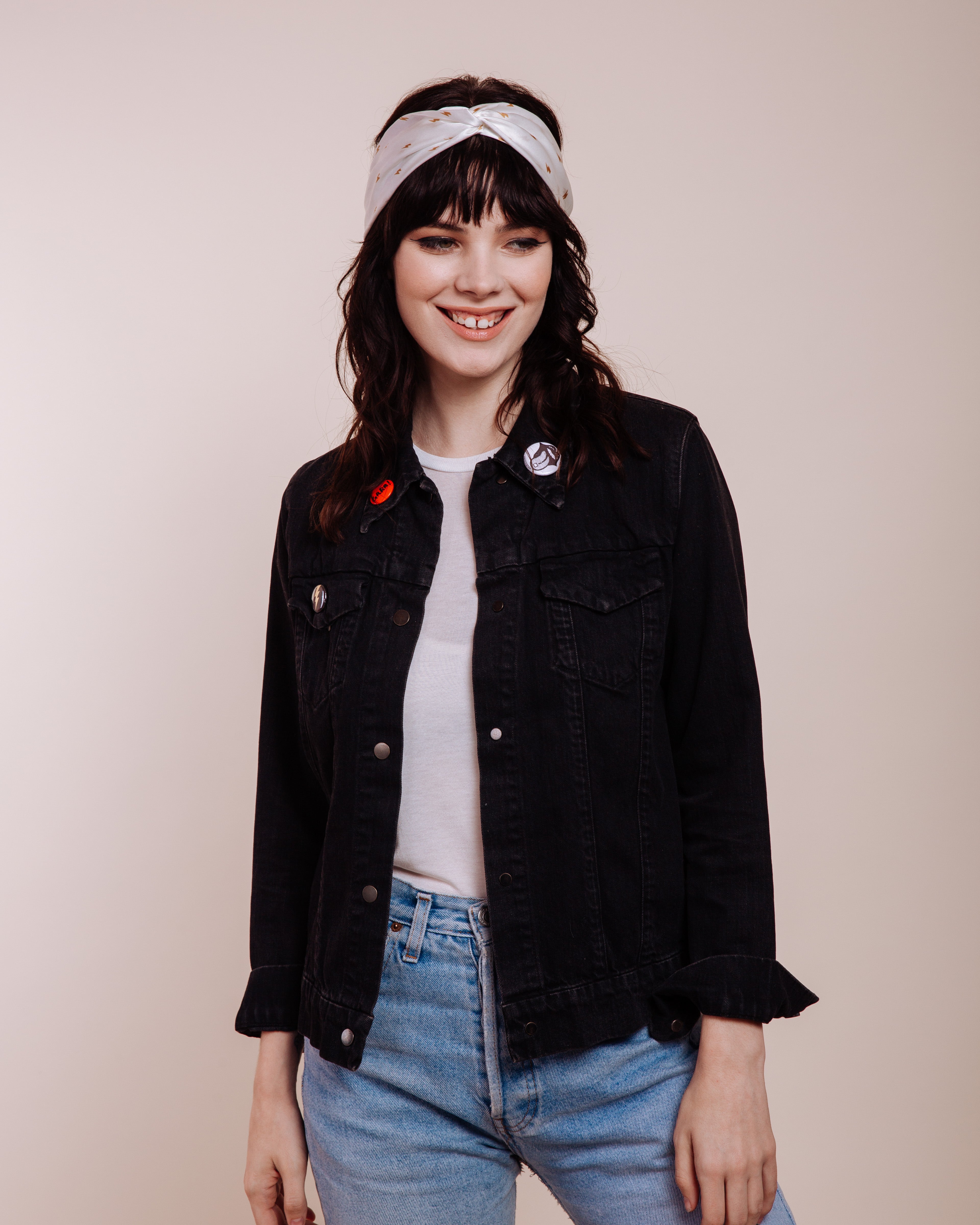 The Thunders: White - Headwrap