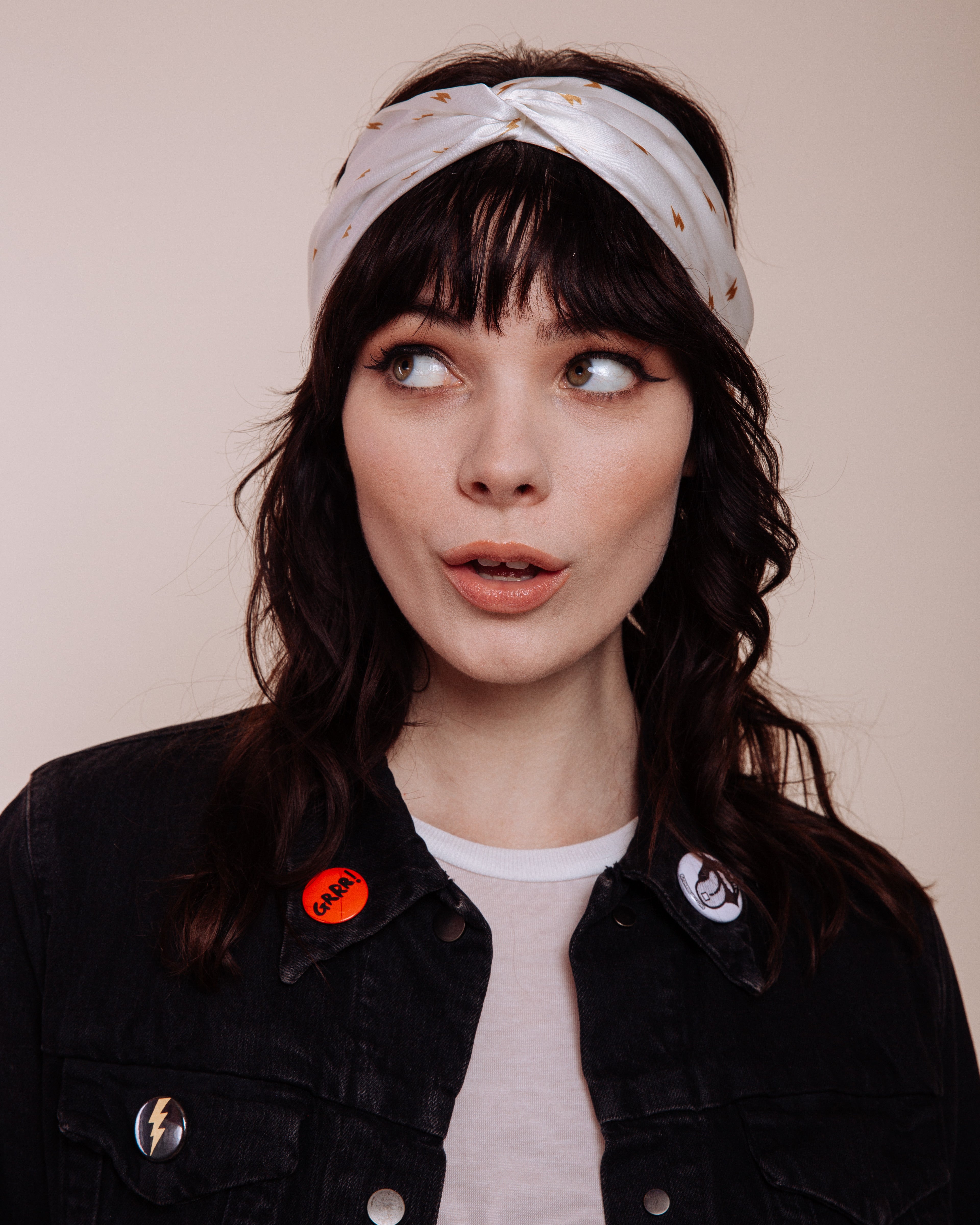 The Thunders: White - Headwrap