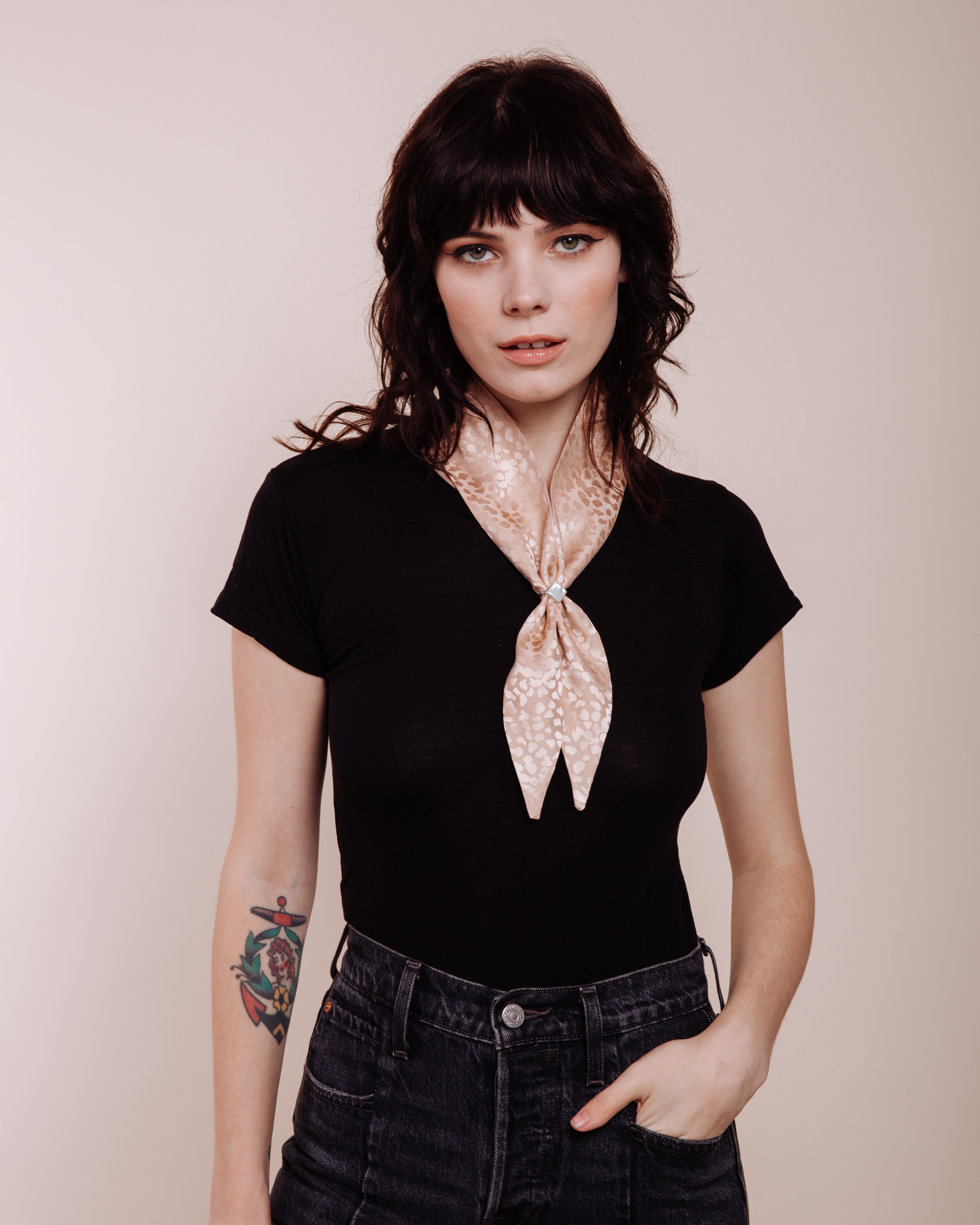 Tiny Dancer: Nude - Scarf Tie