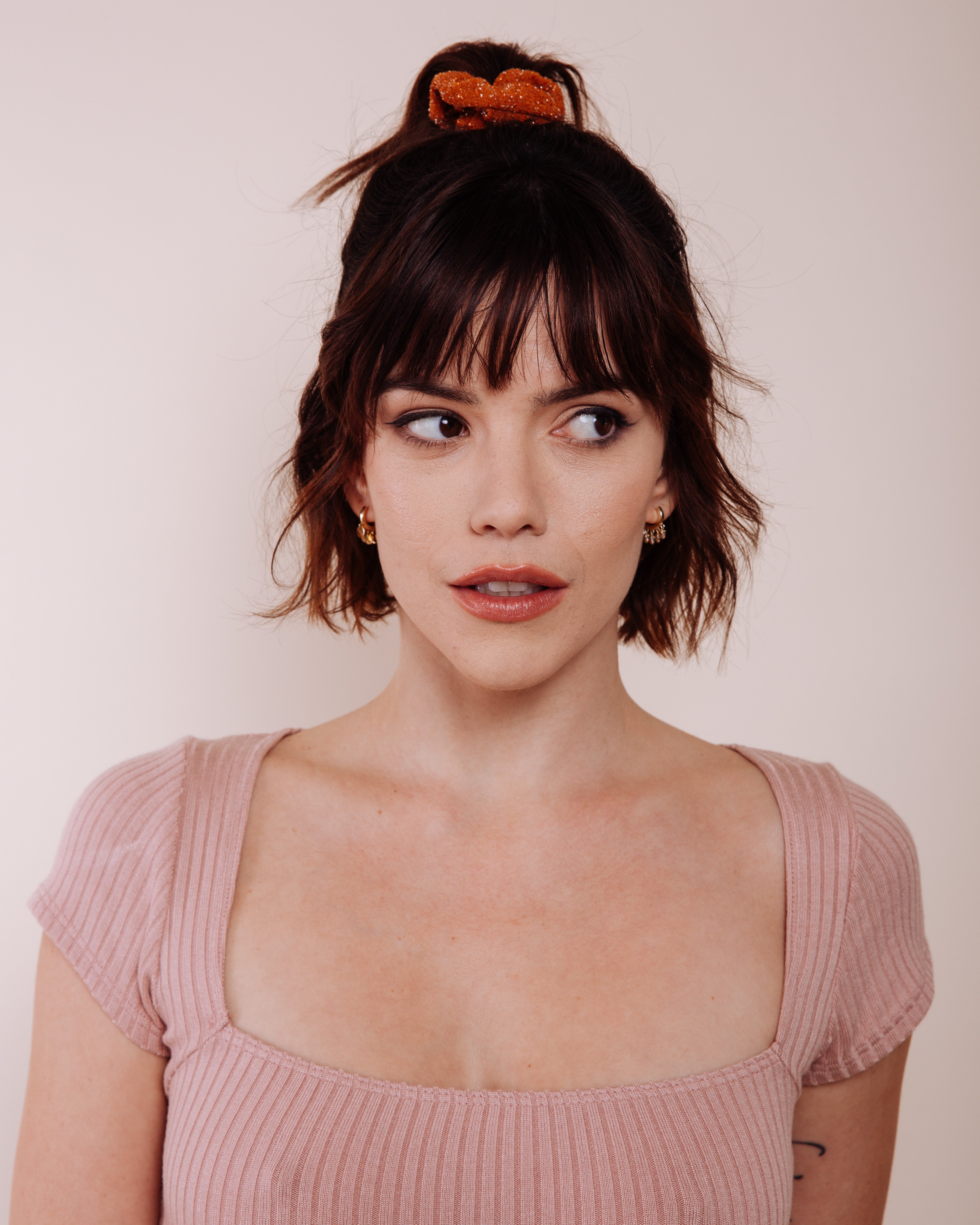 Brown Sugar - Mini Scrunchie