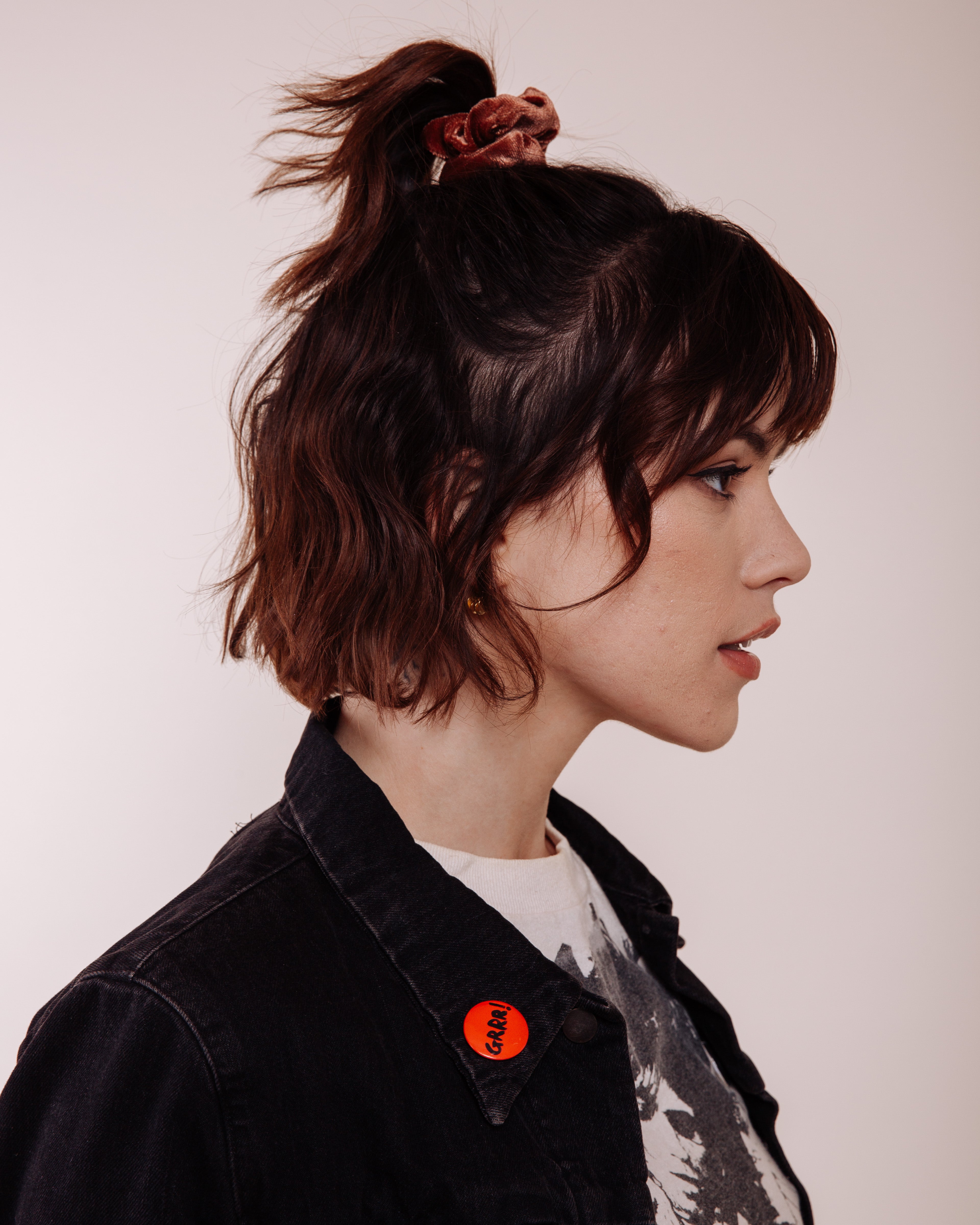 The Brown - Mini Scrunchie