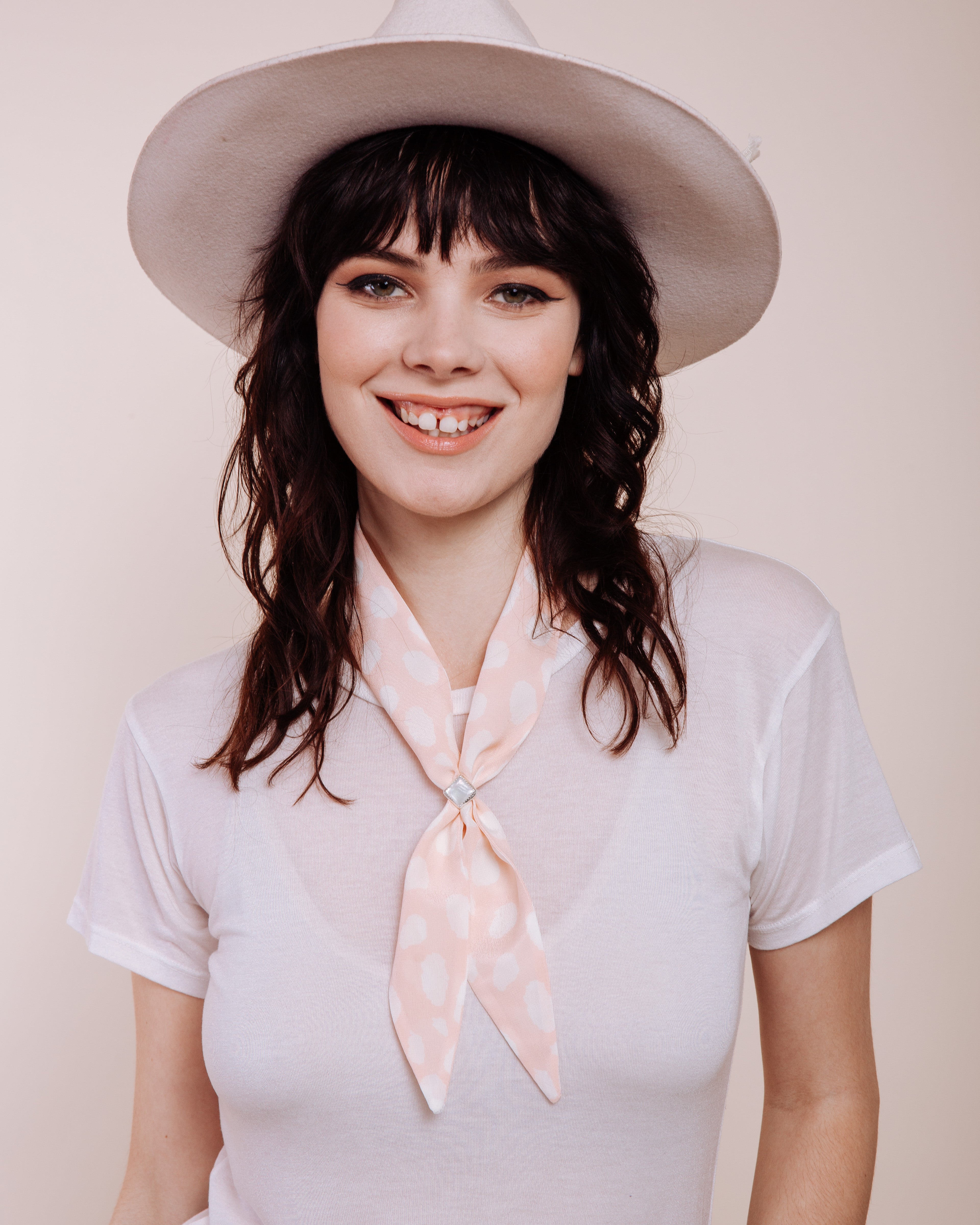 Devil in Disguise: Blush - Scarf Tie