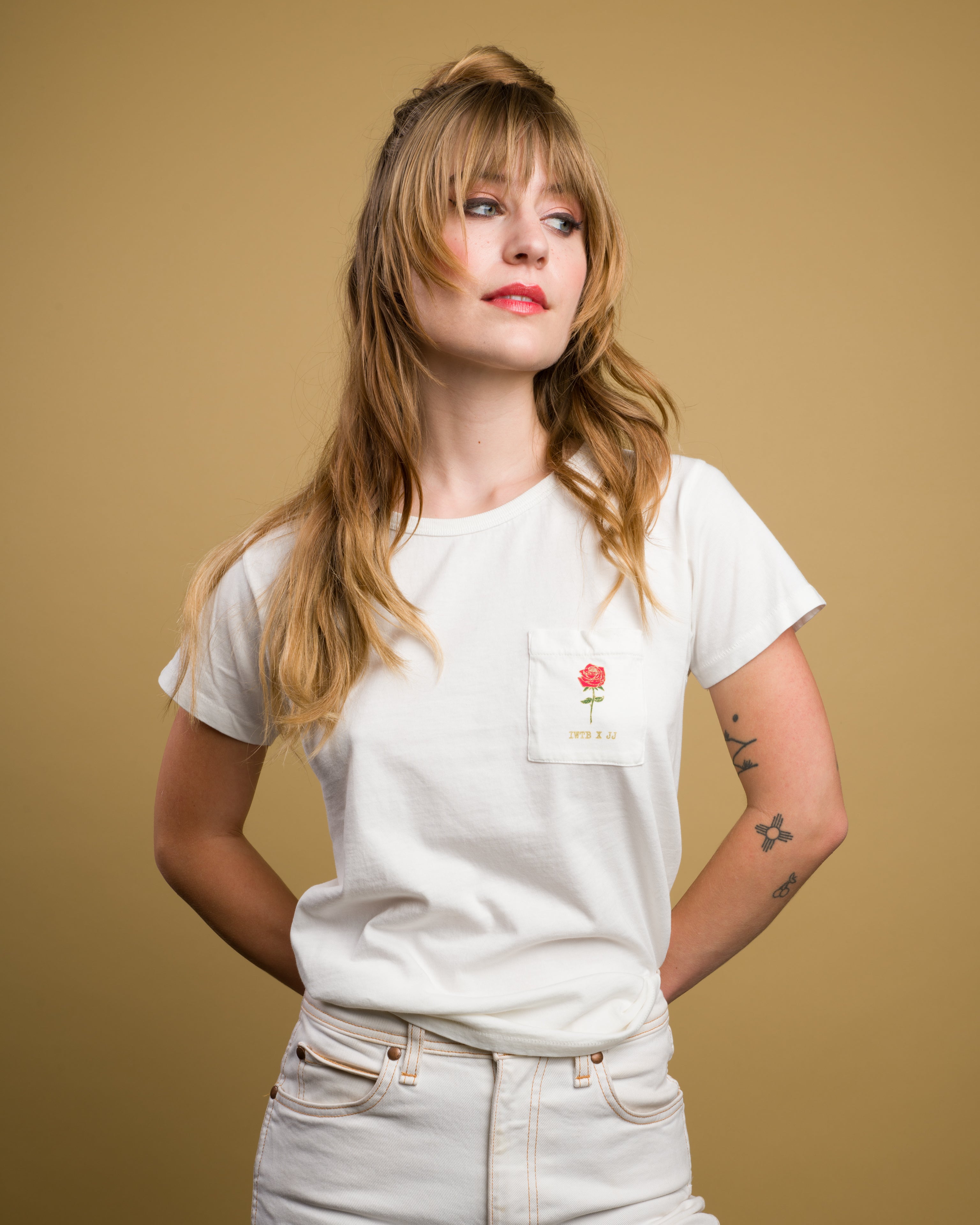 IWTB X JJ JULIUS SON LTD Rose Pocket Tee