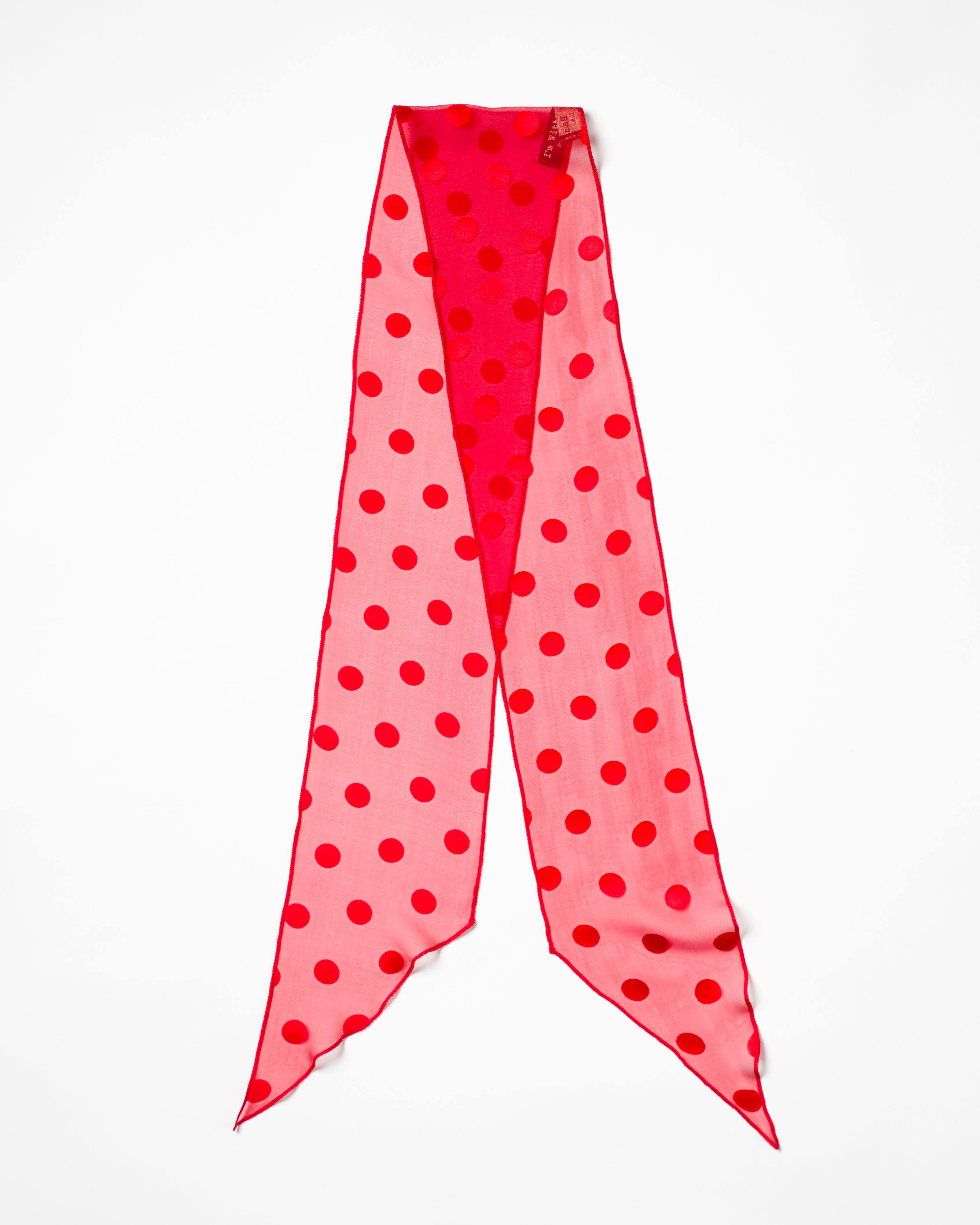 The Johansen - Red Skinny Scarf