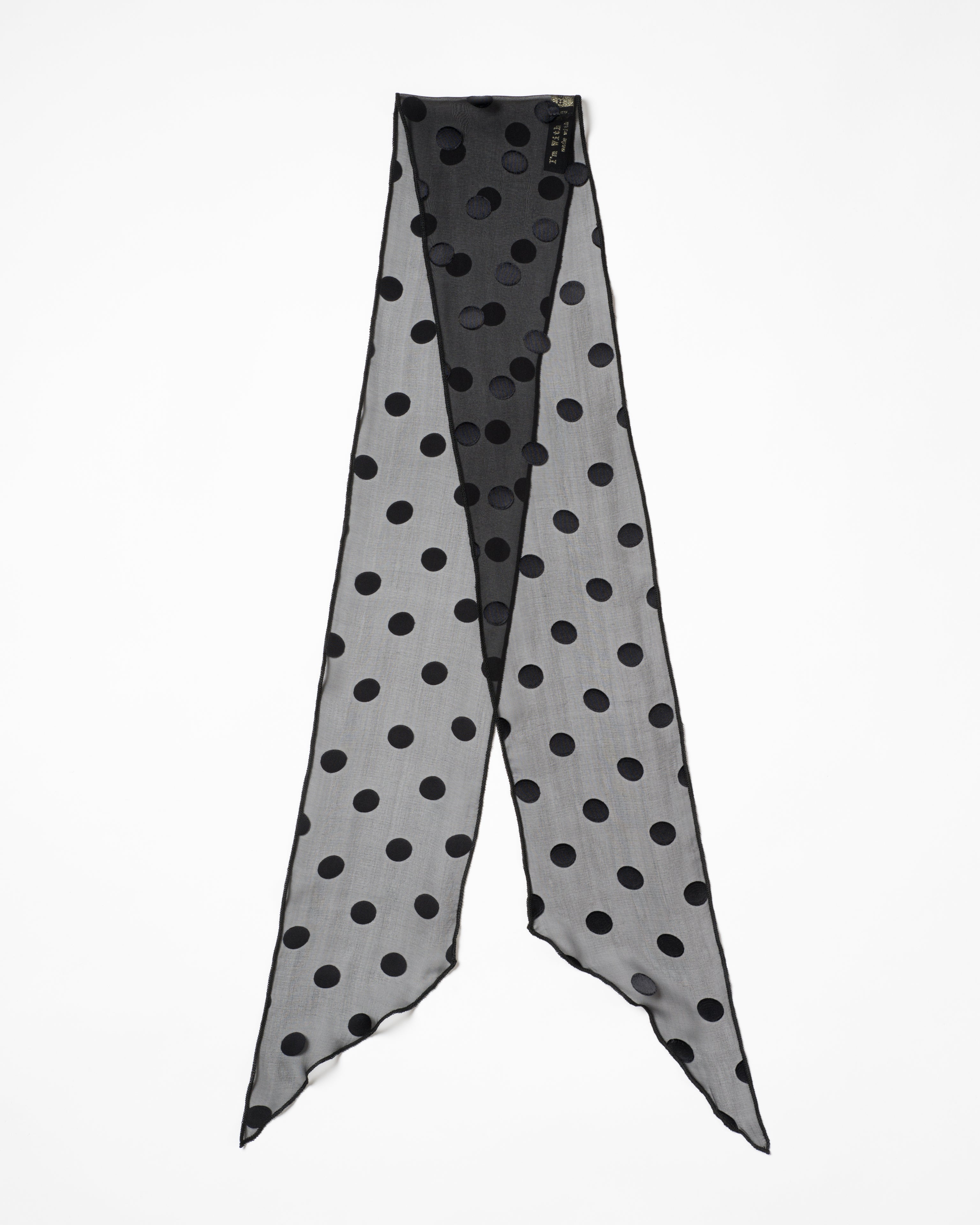 The Johansen - Black Skinny Scarf