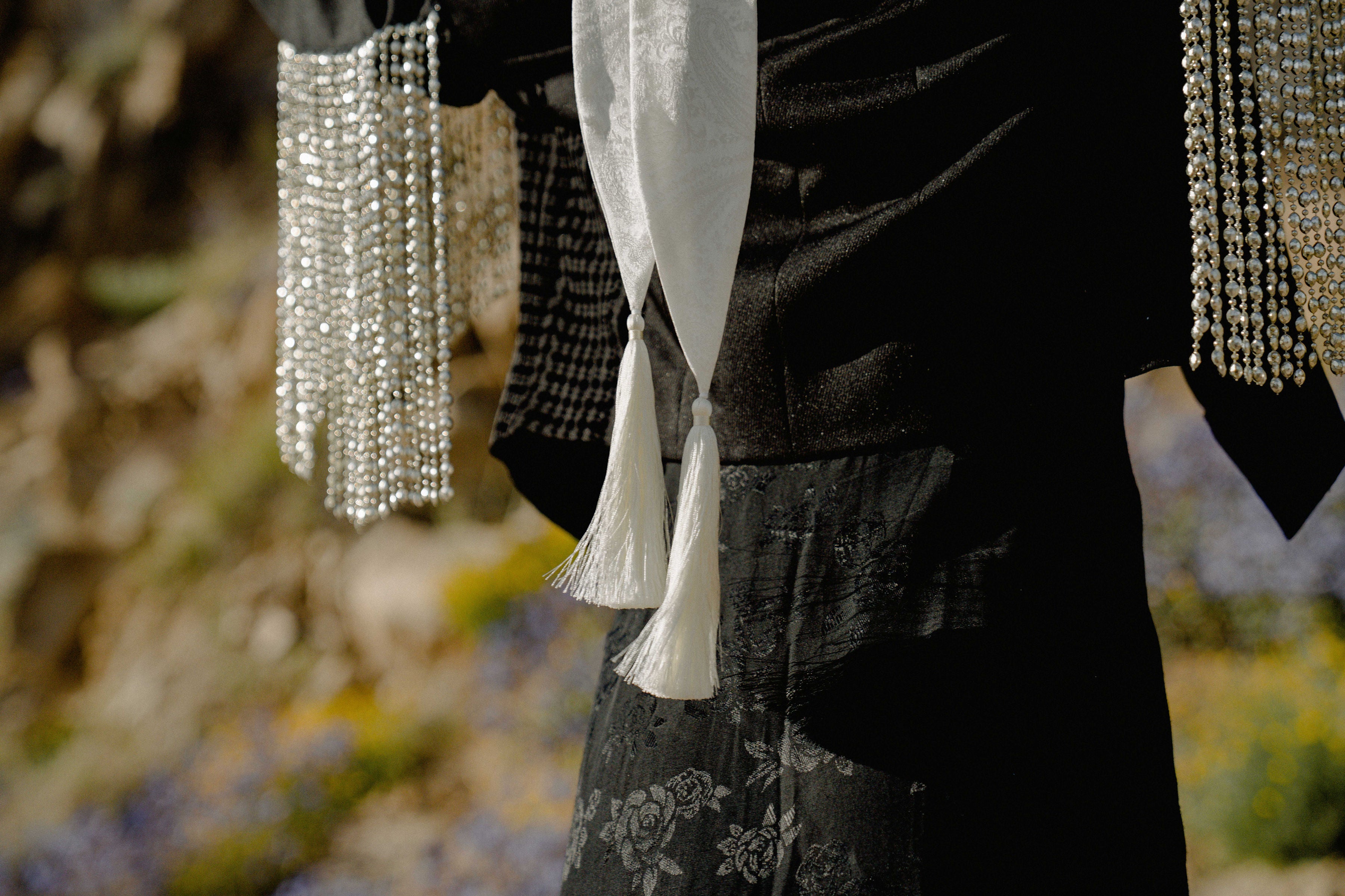 Lonely Cowboy Tassel Scarf