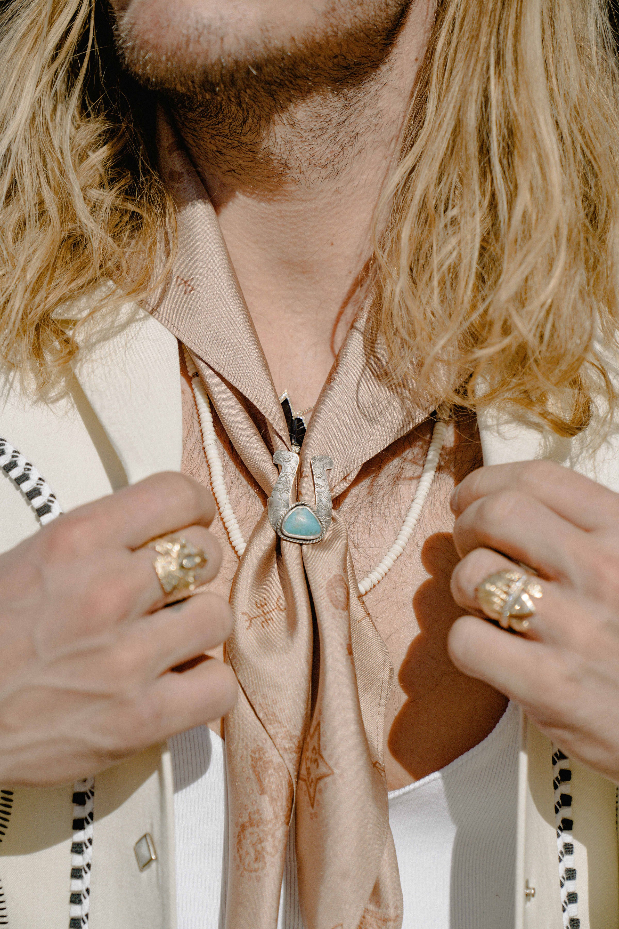 Horseshoe Scarf Slide Talisman