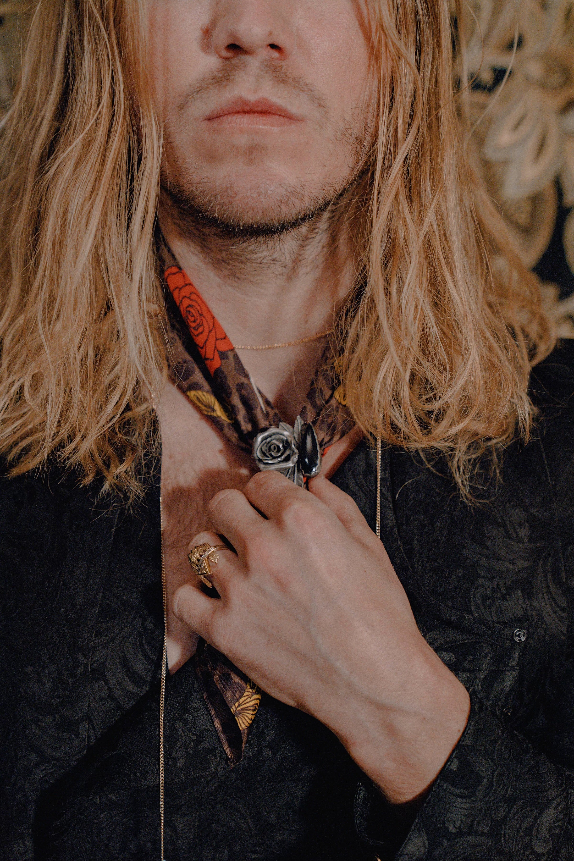 Rose Scarf Slide Talisman