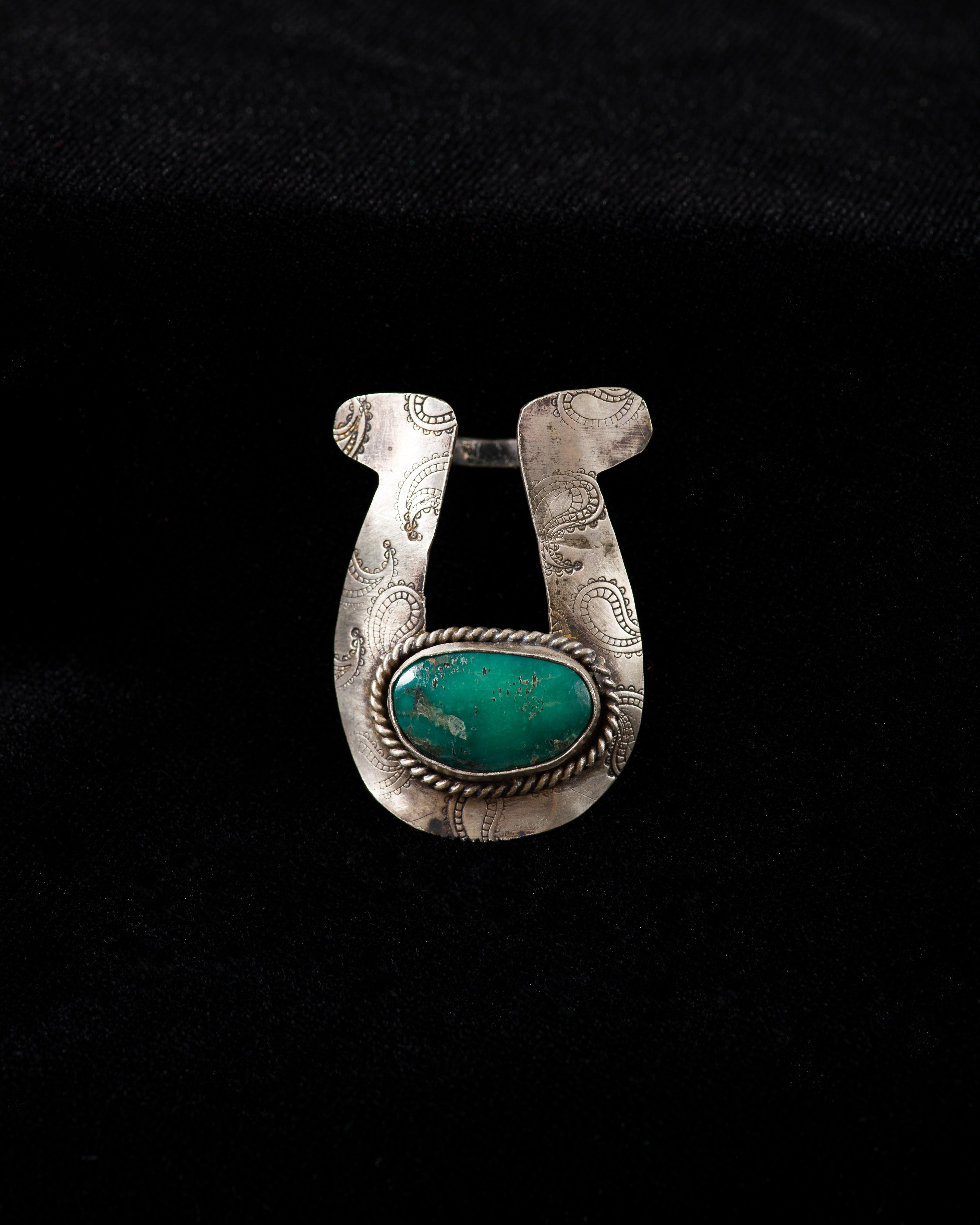 Horseshoe Scarf Slide Talisman