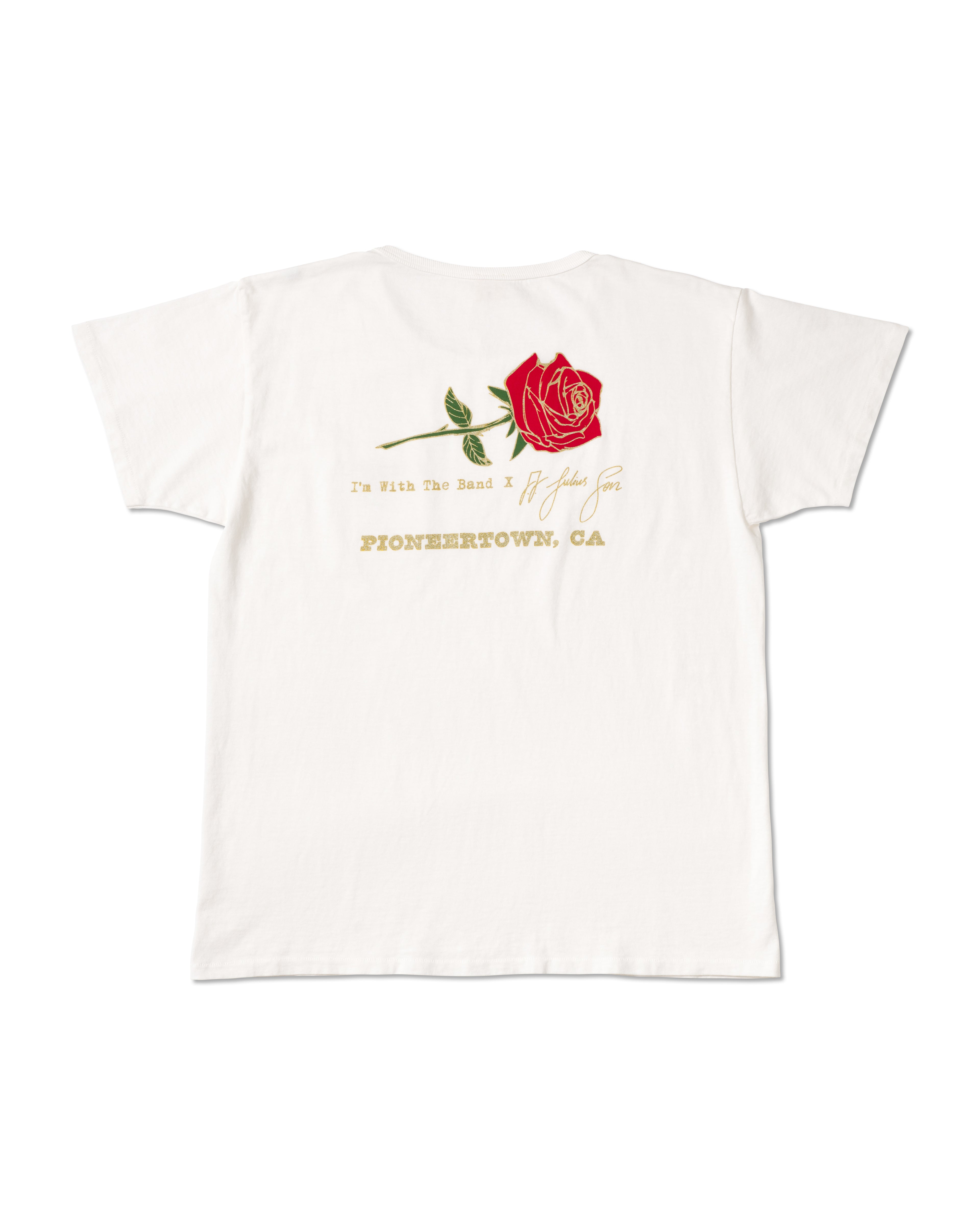 IWTB X JJ JULIUS SON LTD Rose Pocket Tee