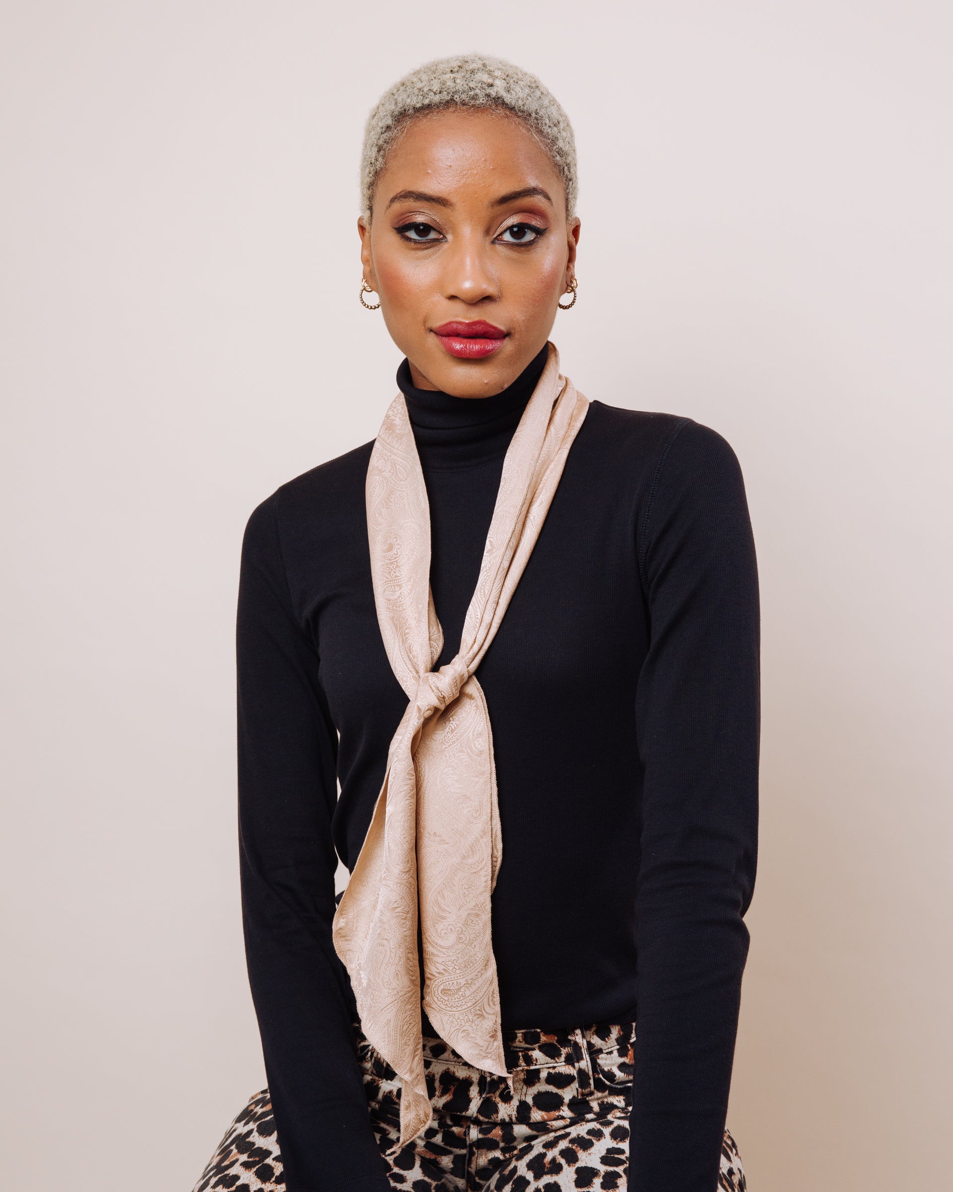 Baby Love: Nude - Skinny Scarf