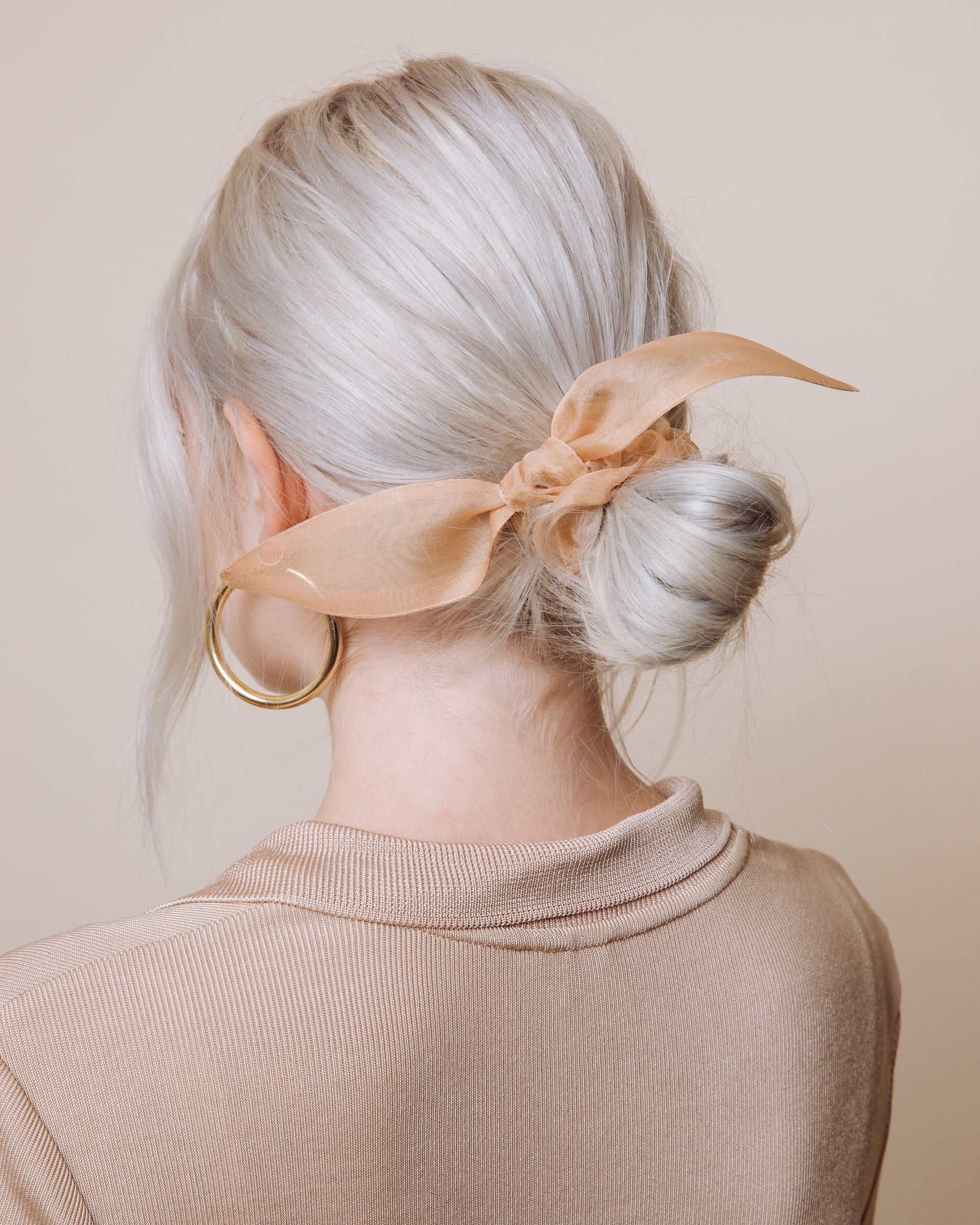 Susie Q: Peach - Scrunchie Tie