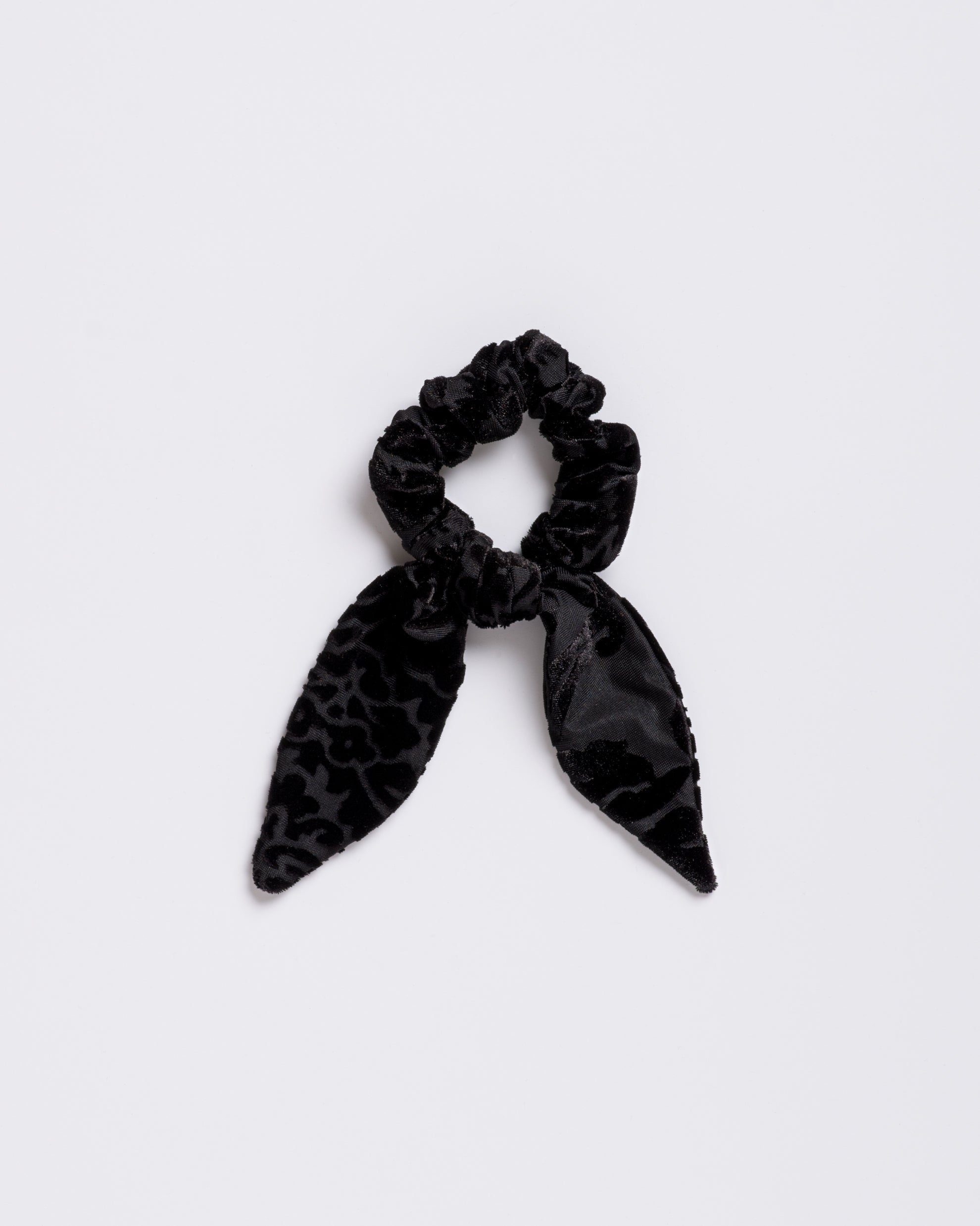 The Hendrix: Black - Scrunchie Tie