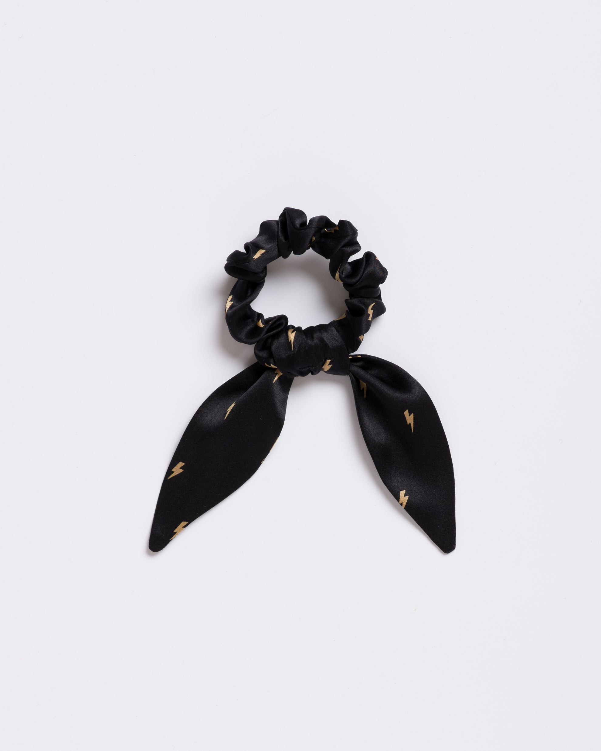 The Thunders: Black - Scrunchie Tie