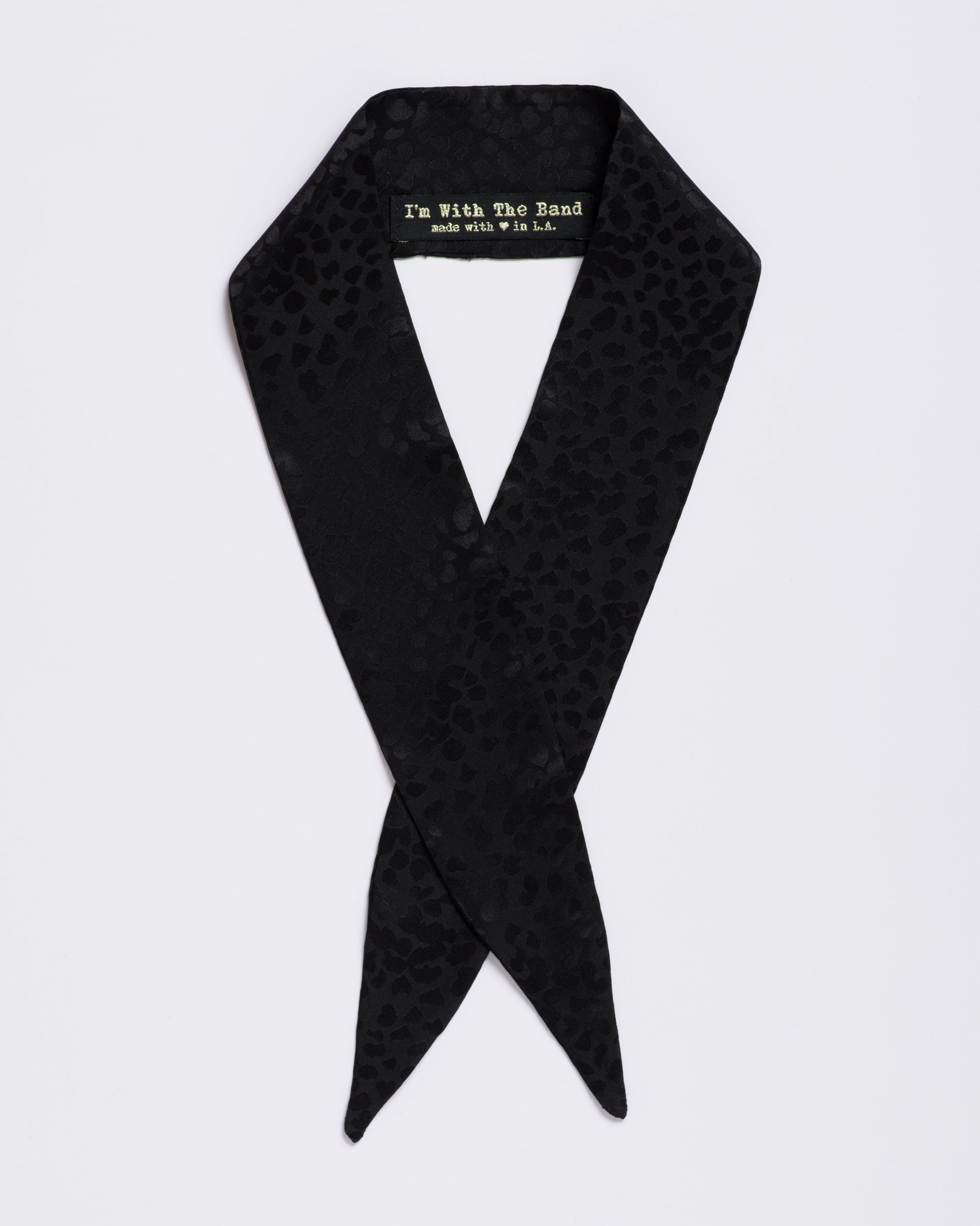 Tiny Dancer: Black - Scarf Tie