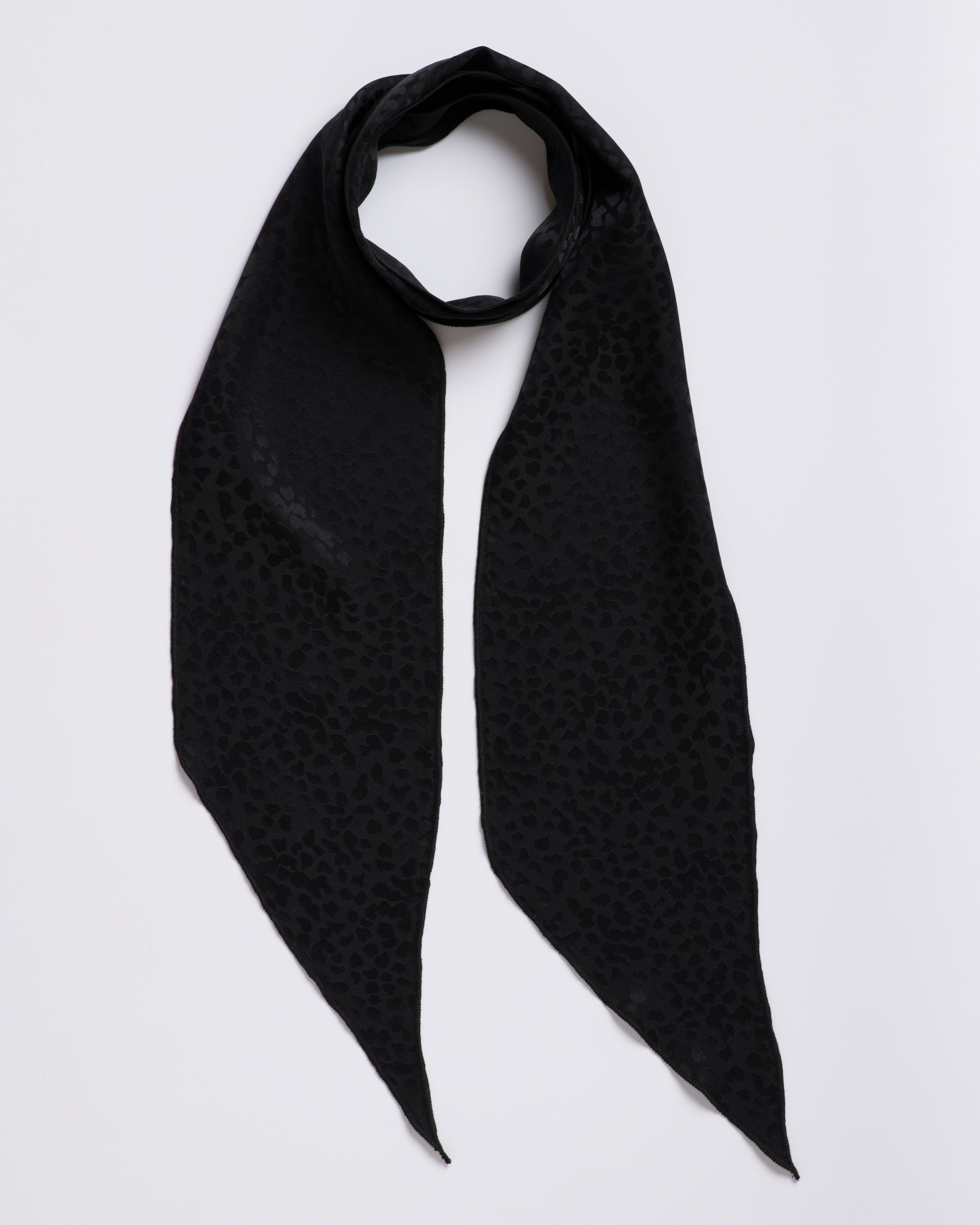 Tiny Dancer: Black - Skinny Scarf
