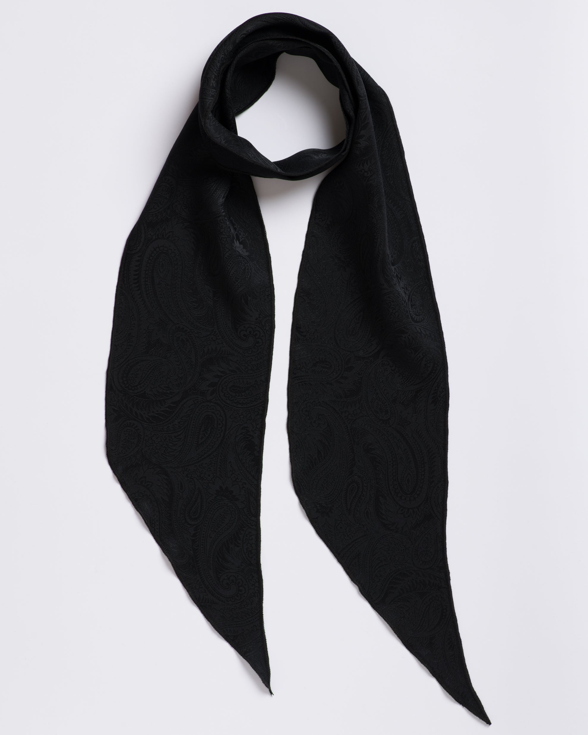 Baby Love: Black - Skinny Scarf