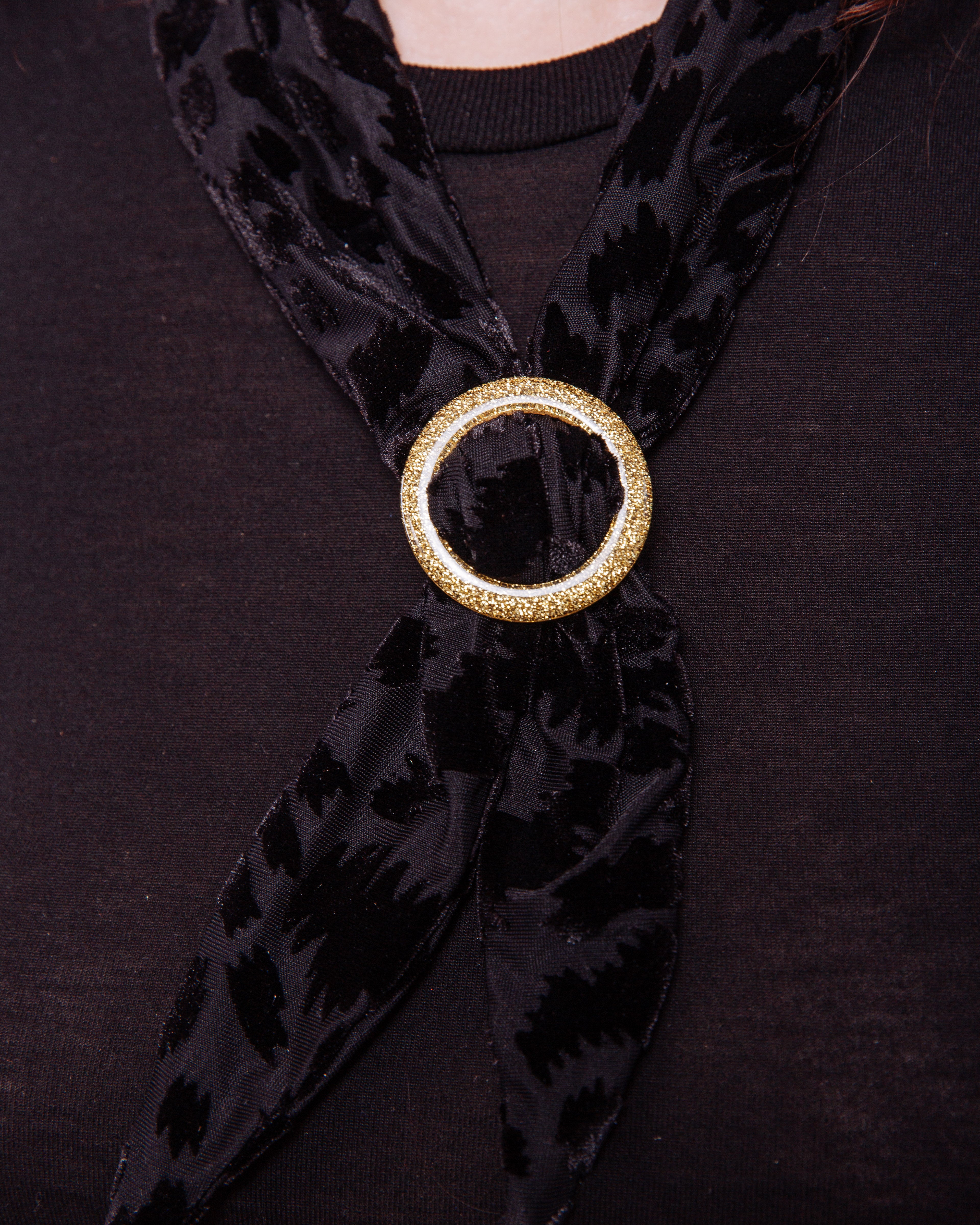 Foxey Lady: Black - Scarf Tie