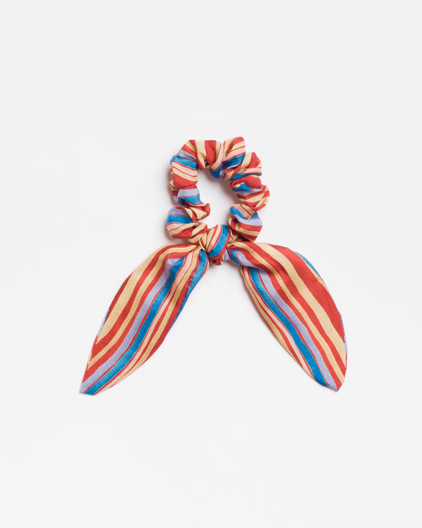 Brown Candy Stripe - Scrunchie Tie