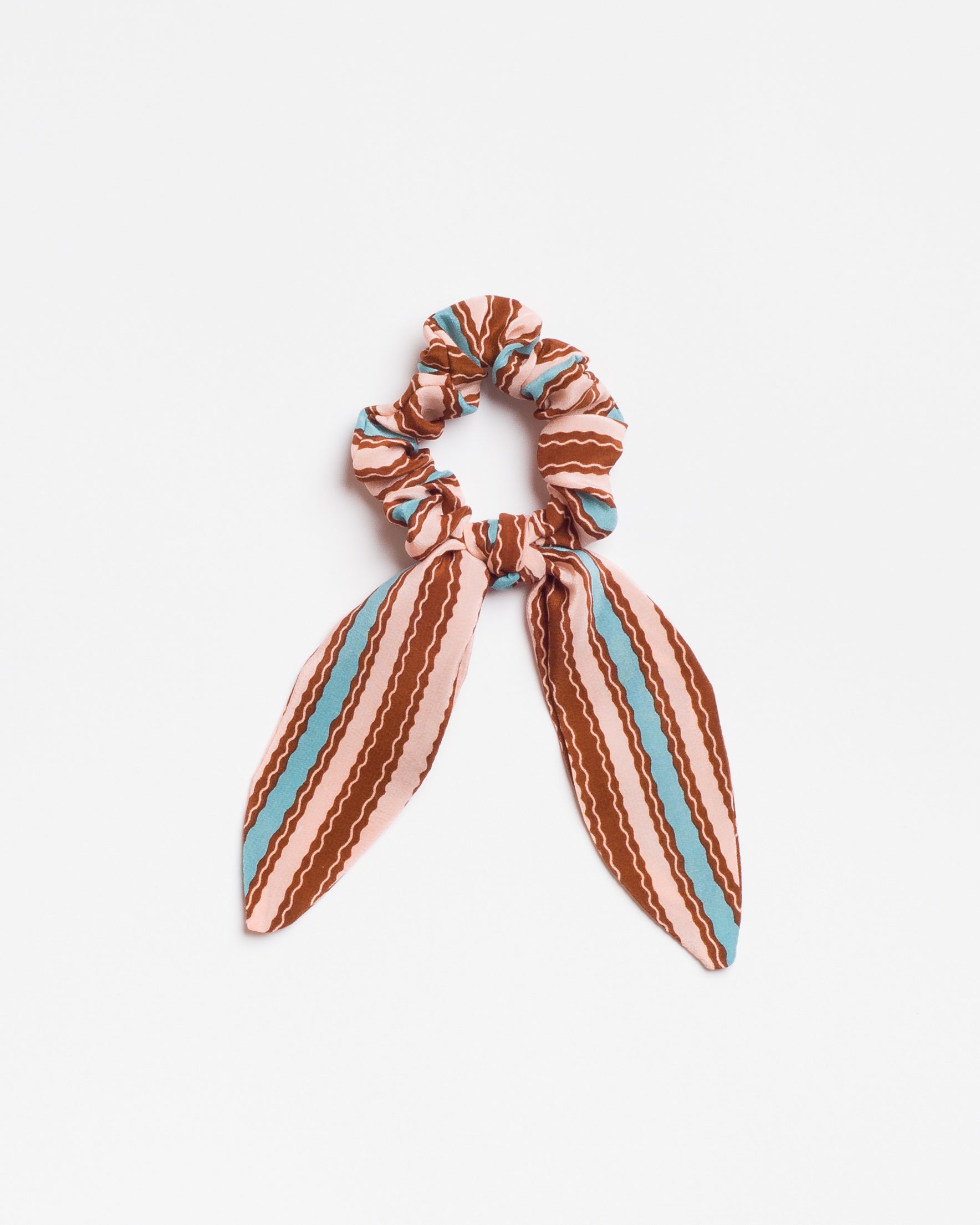 Pink Candy Stripe - Scrunchie Tie