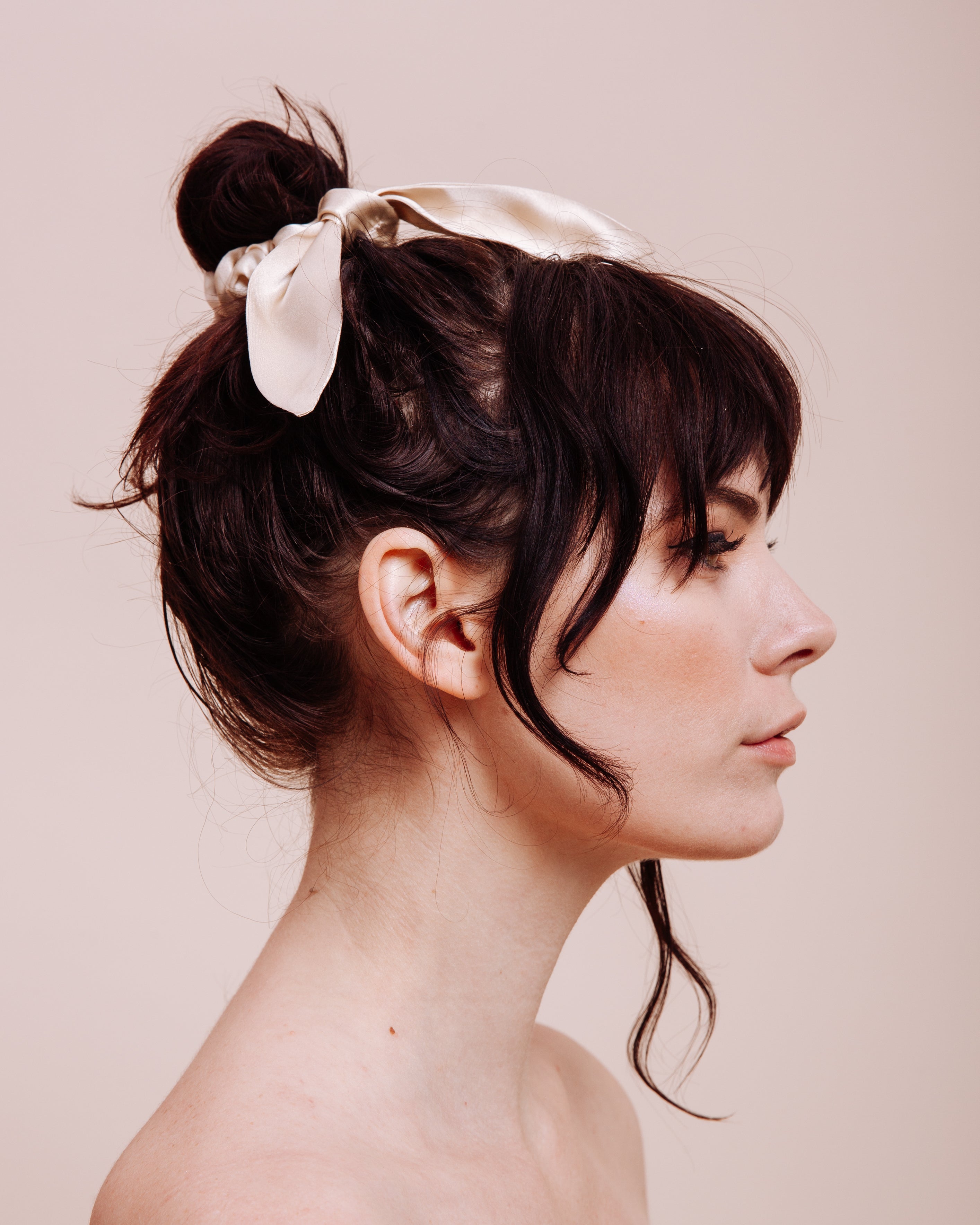 Champagne Supernova - Scrunchie Tie