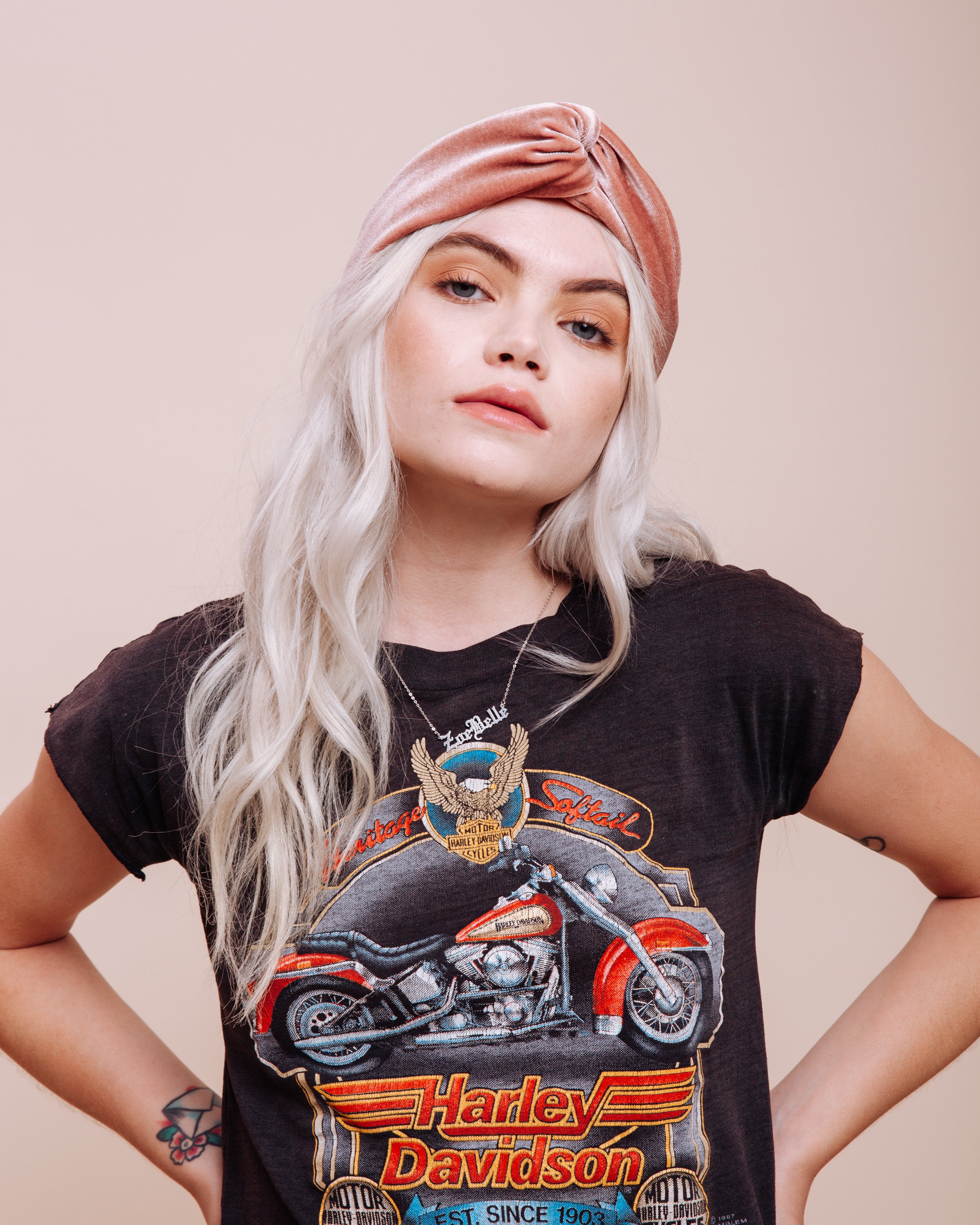 La Vie En Rose - Turban Headband