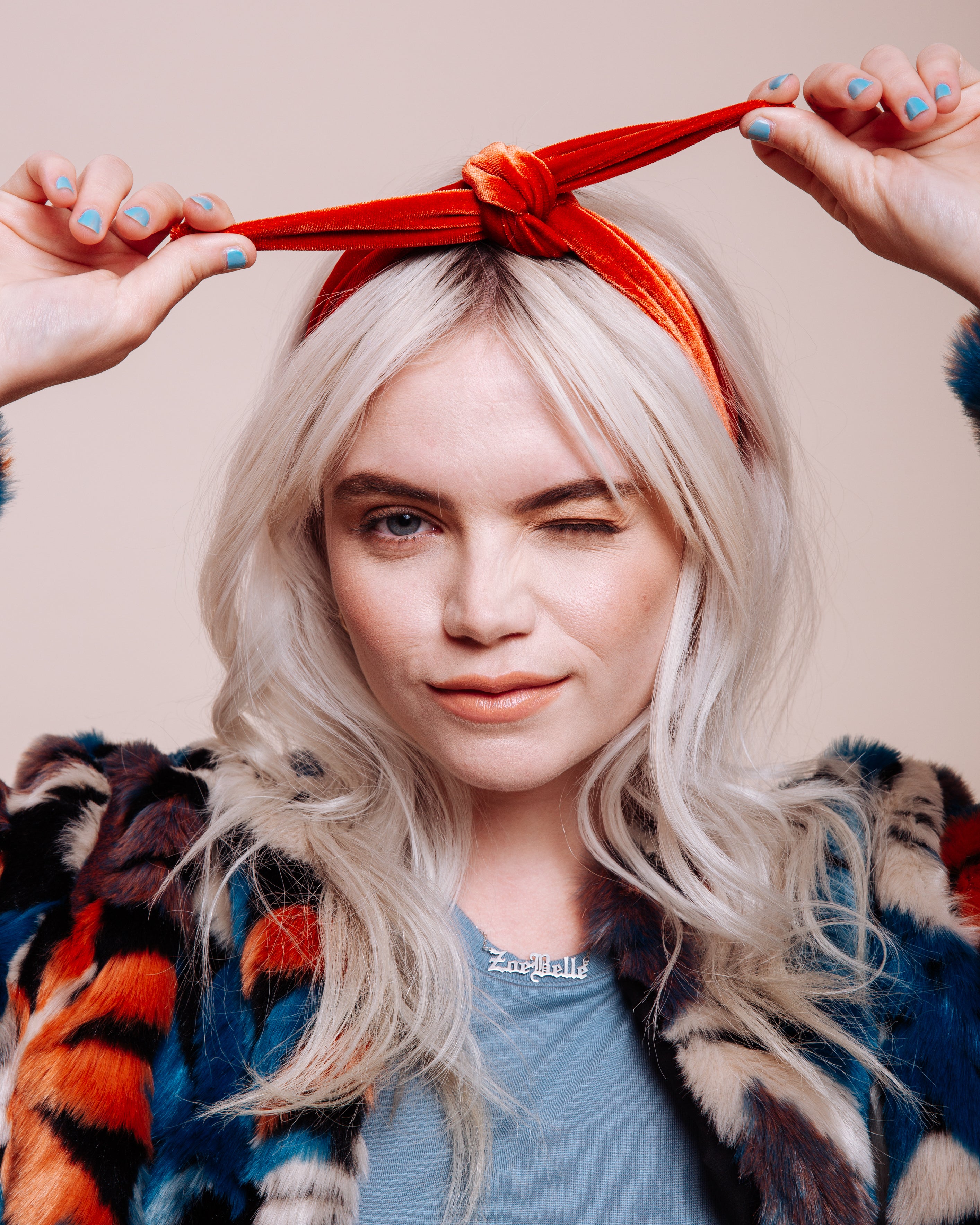 Velvet Sienna - Scarf Tie