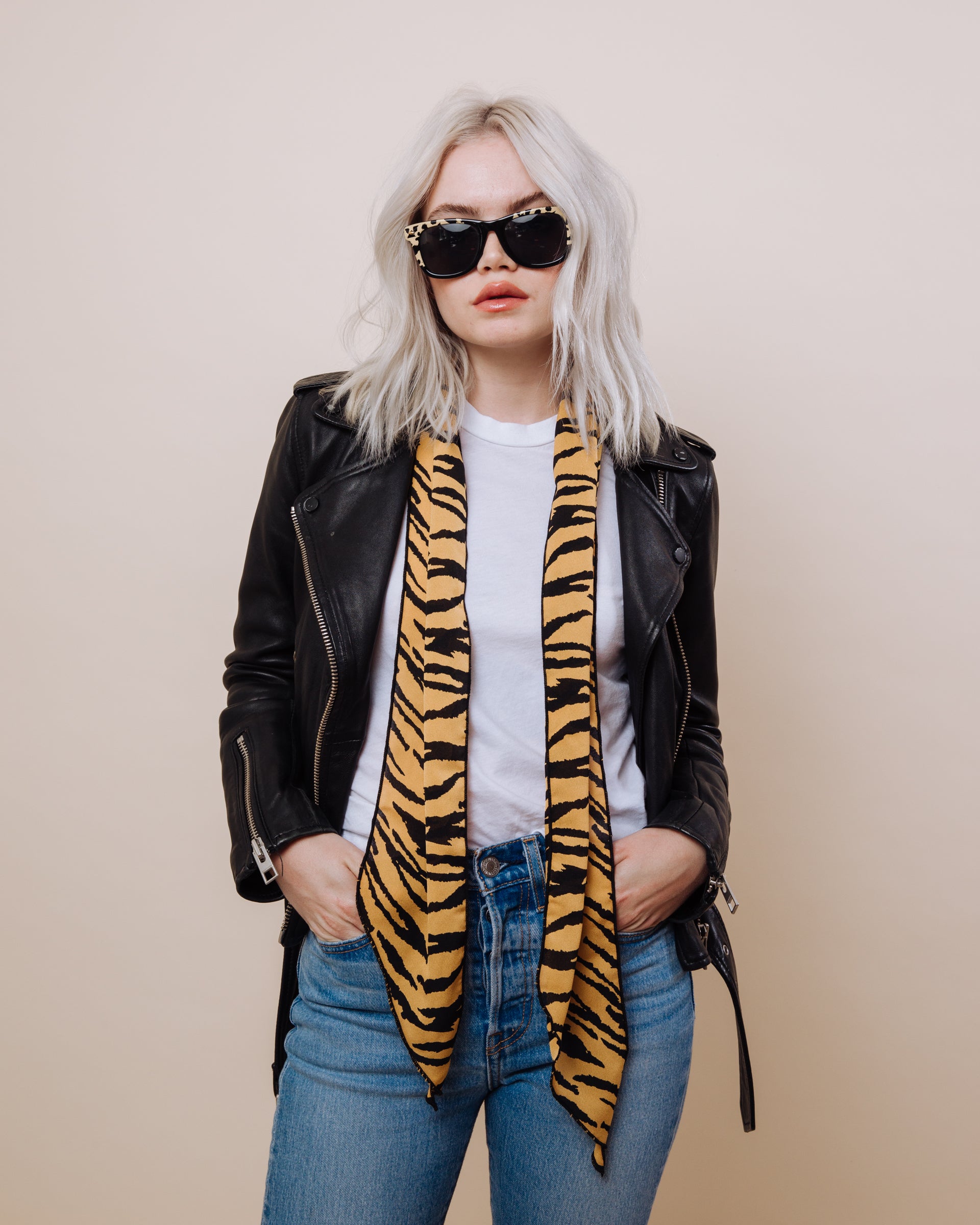 Cat Scratch Fever - Skinny Scarf