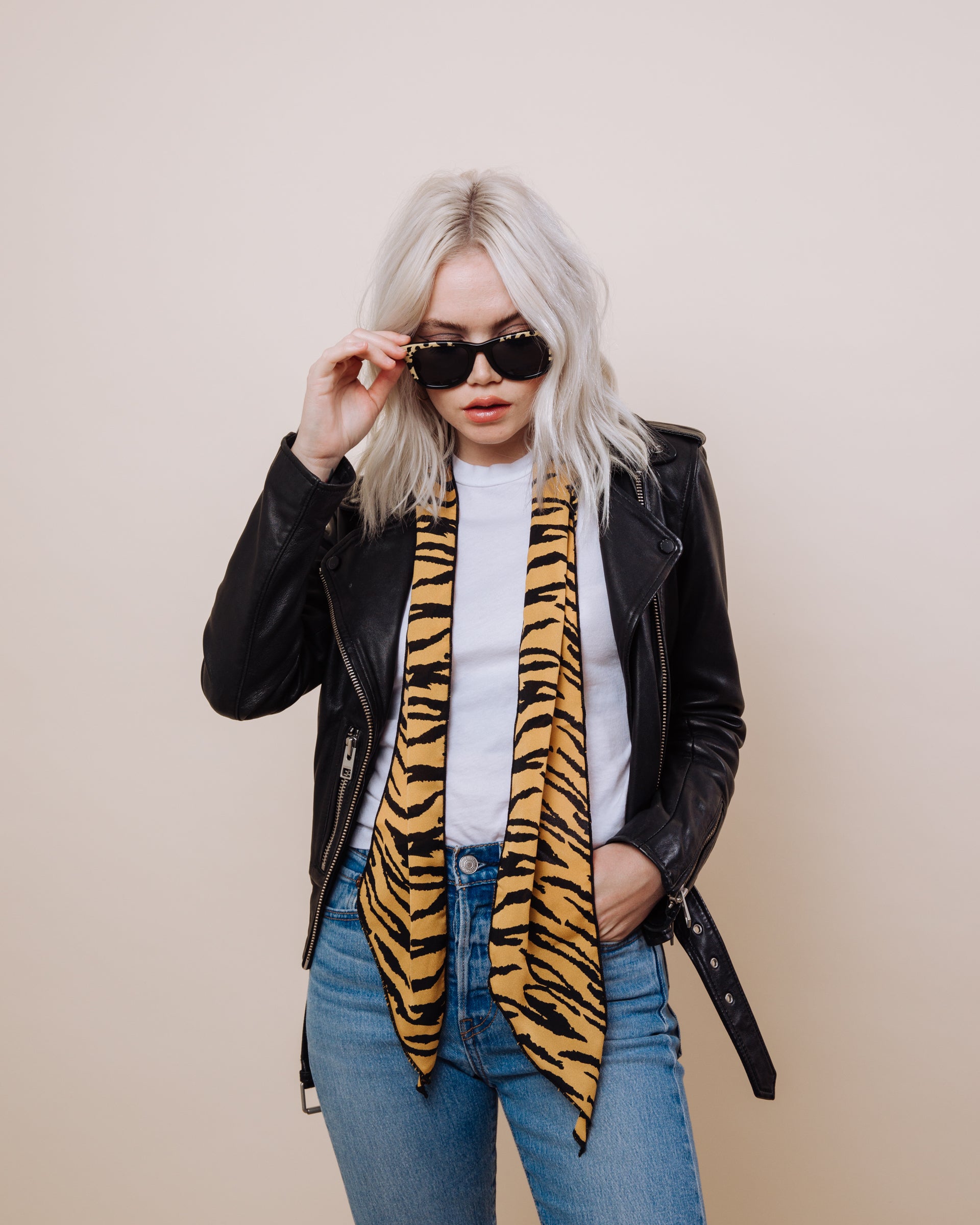 Cat Scratch Fever - Skinny Scarf