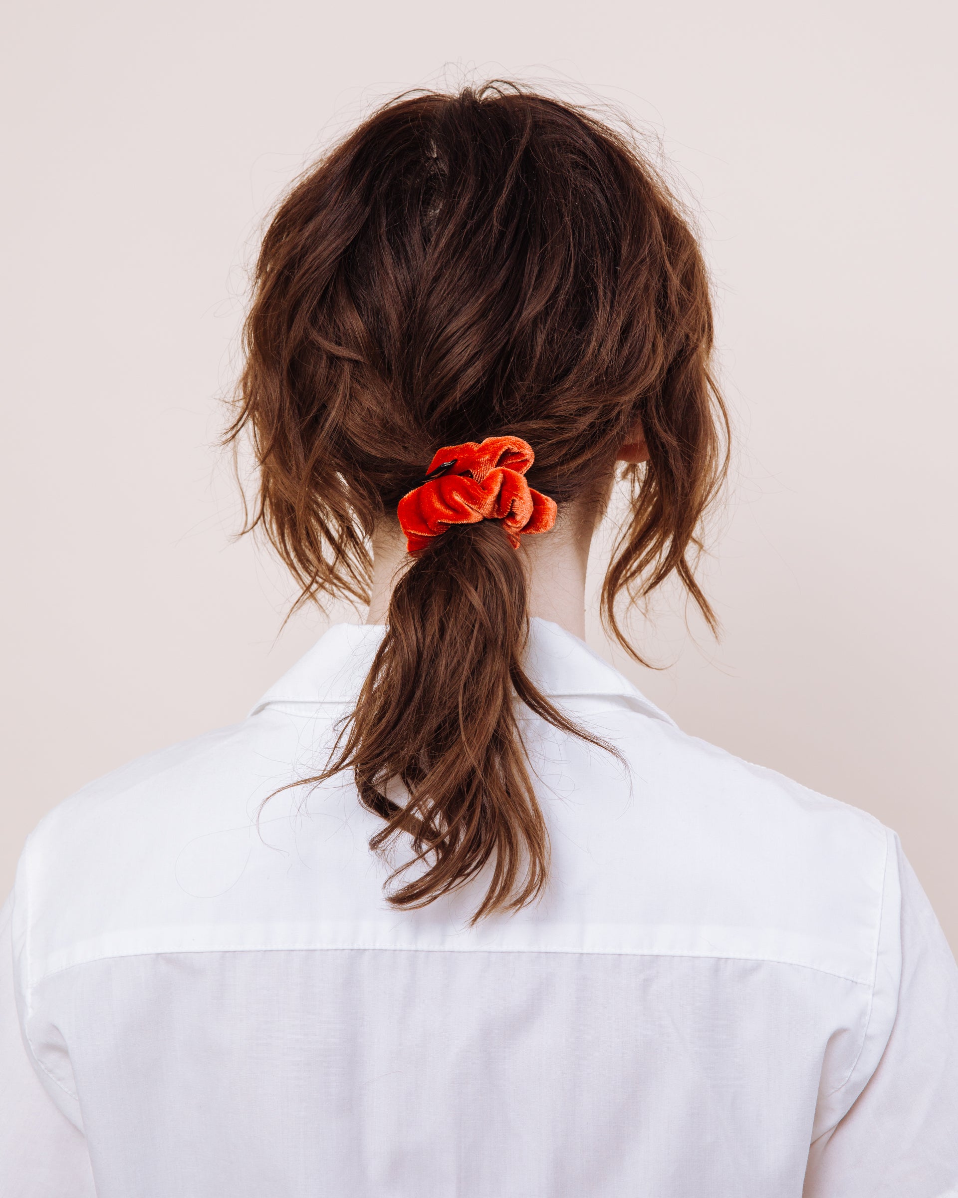 Velvet Sienna - Mini Scrunchie